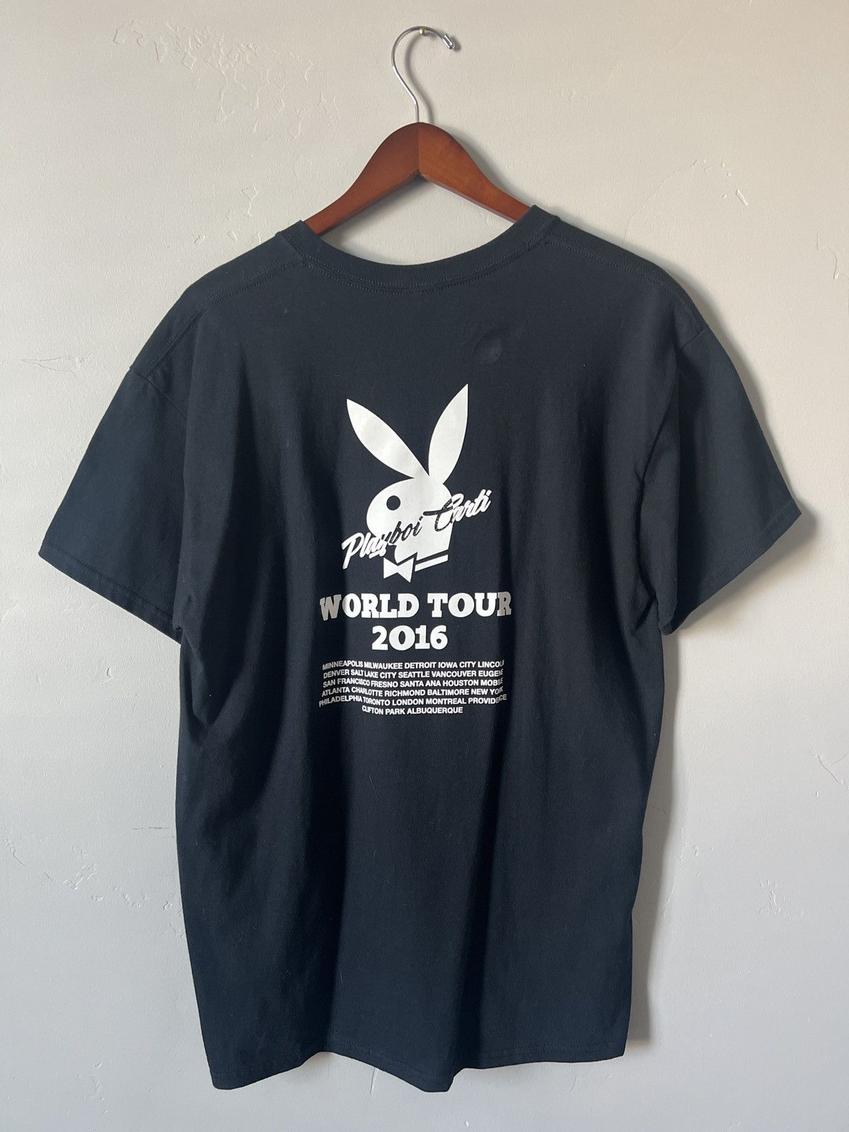 Playboi Carti × Vintage Playboi Carti World Tour Shirt Size US L / EU 52-54 / 3 - 2 Thumbnail