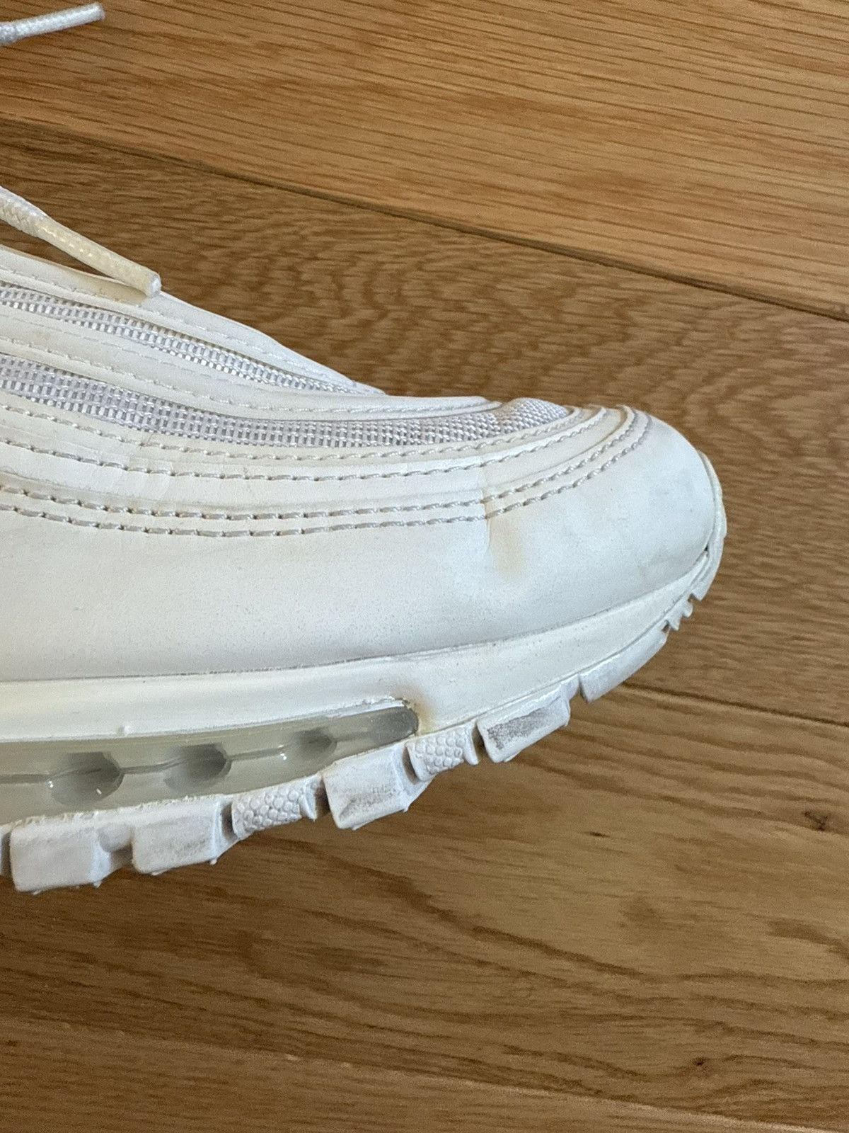 Nike Air Max 97 'Triple White' Size US 10 / EU 43 - 7 Thumbnail