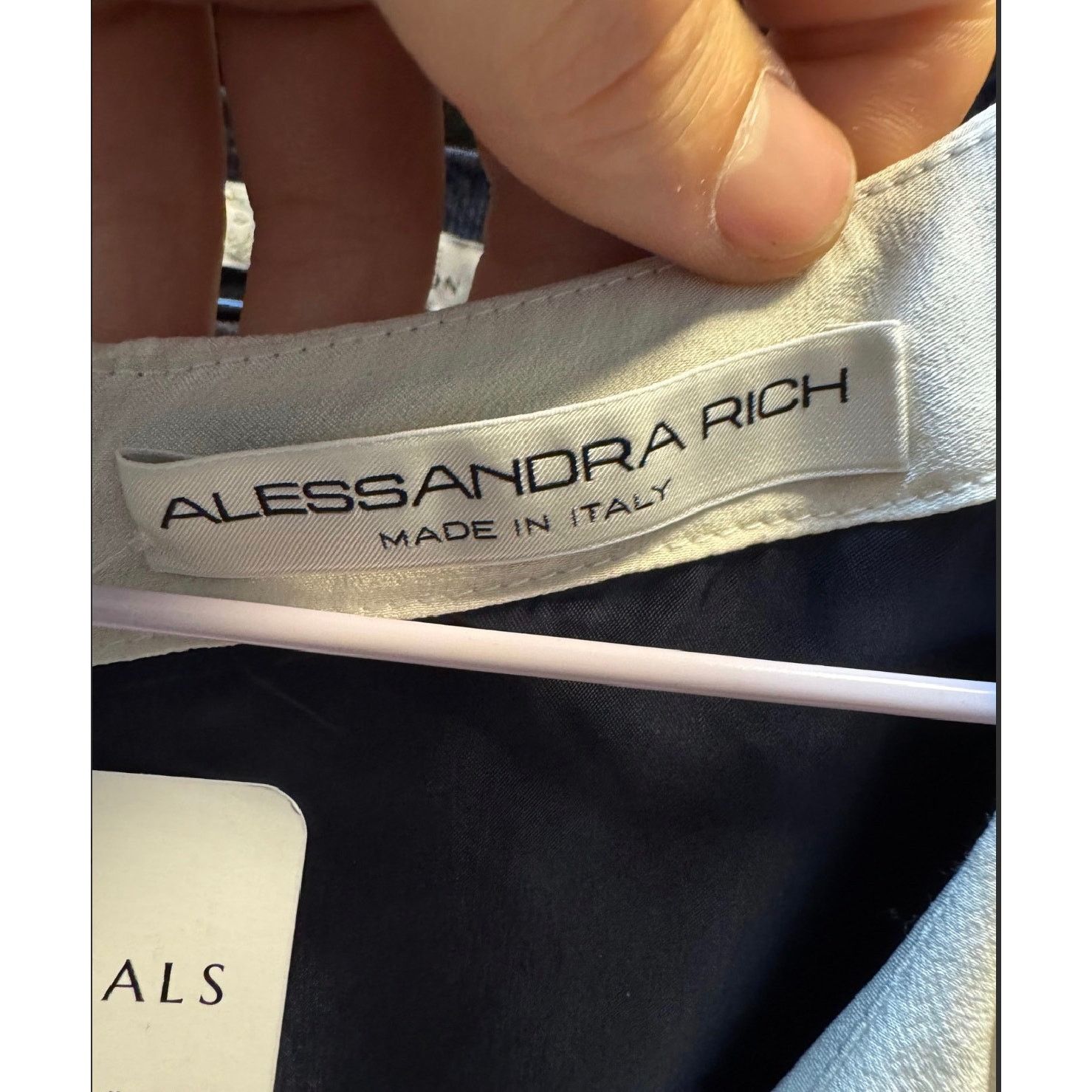 Alessandra Rich Alessandra Rich Blue Floral Silk Dress Sz.40 Size S / US 4 / IT 40 - 5 Thumbnail