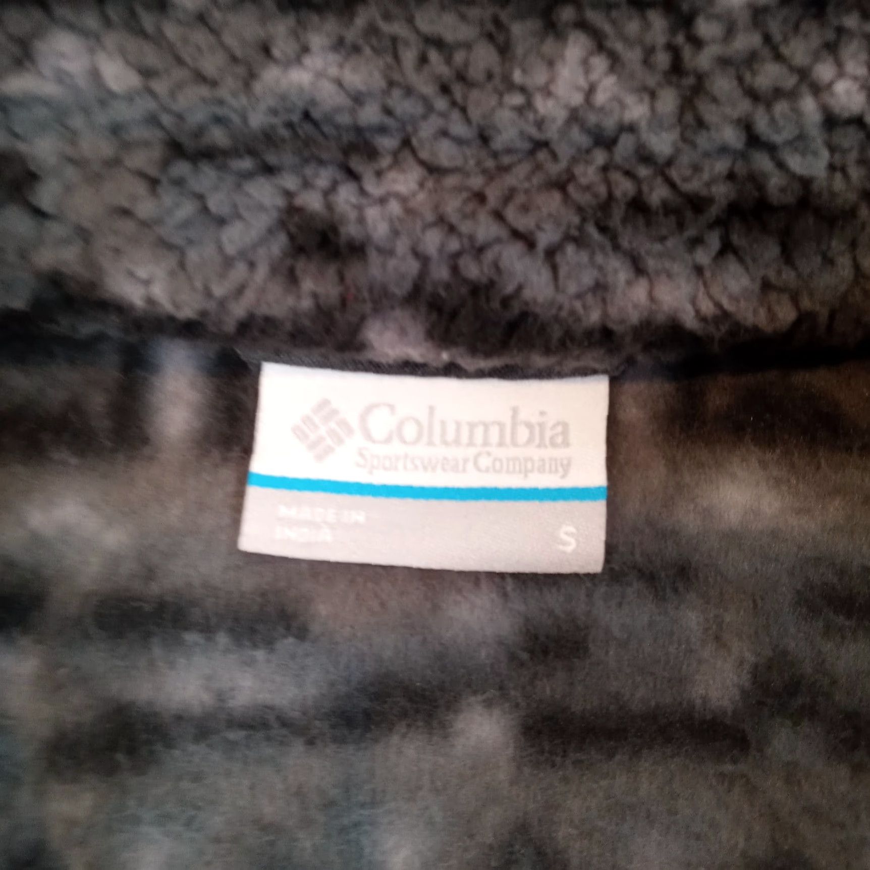 Vintage Columbia Mens Small Gray Fleece Jacket Mock Neck Long Sleeve Aztec Size US S / EU 44-46 / 1 - 5 Thumbnail