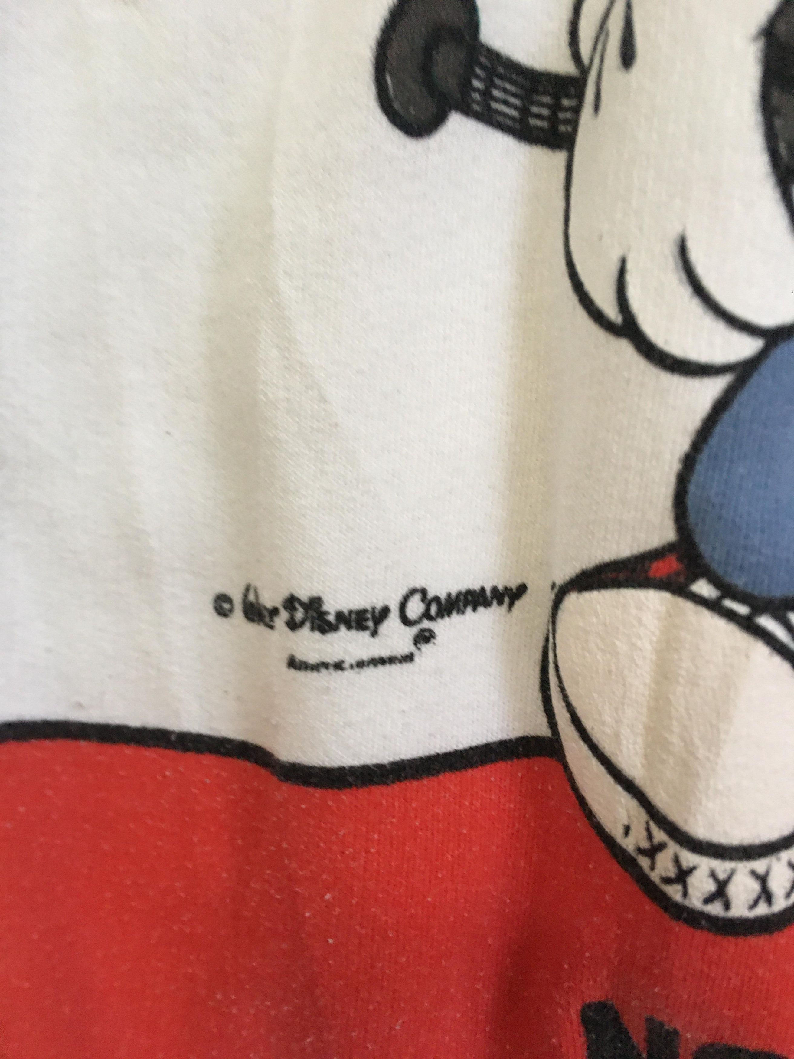 Disney × Mickey Mouse × Vintage Vintage 90s Mickey Mouse Disney White Crewneck Sweatshirt Size US XL / EU 56 / 4 - 4 Thumbnail