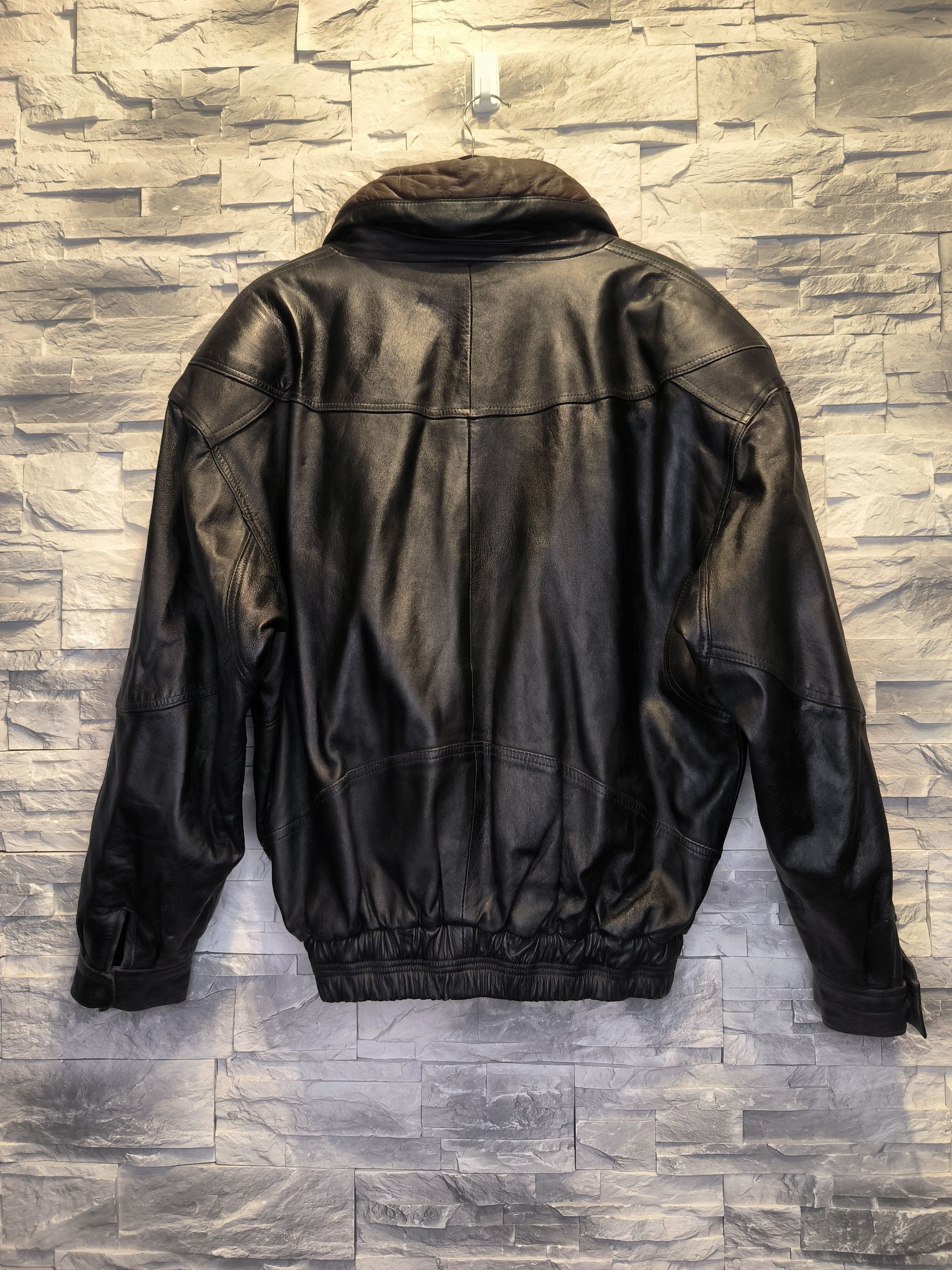 Other Vintage Italy Made Leather Jacket Black Size US L / EU 52-54 / 3 - 5 Thumbnail