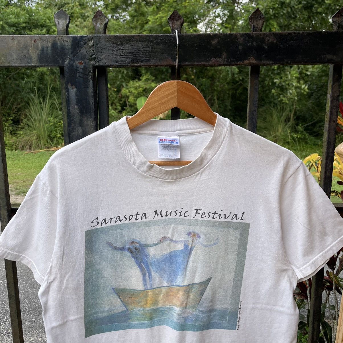 Vintage 🔥Vintage 90s Sarasota Music Festival Pop Art Tee Size US M / EU 48-50 / 2 - 3 Thumbnail