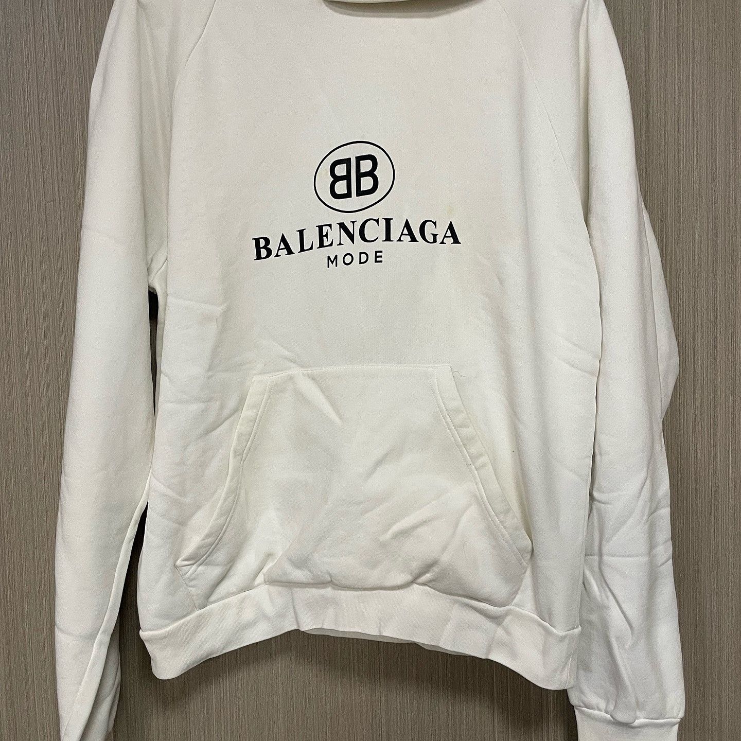Balenciaga Balenciaga Logo Print Hoodie Size L Size US L / EU 52-54 / 3 - 1 Thumbnail