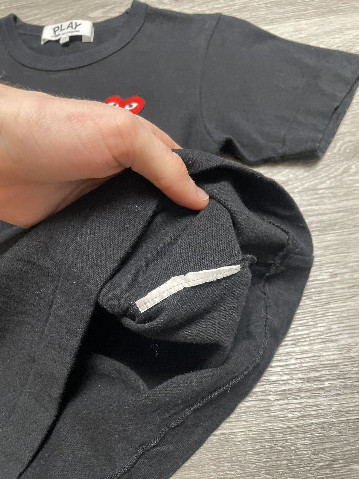 Comme des Garcons Comme Des Garsons Play Heart Logo Black T-Shirt Y2K Size XS / US 0-2 / IT 36-38 - 8 Thumbnail