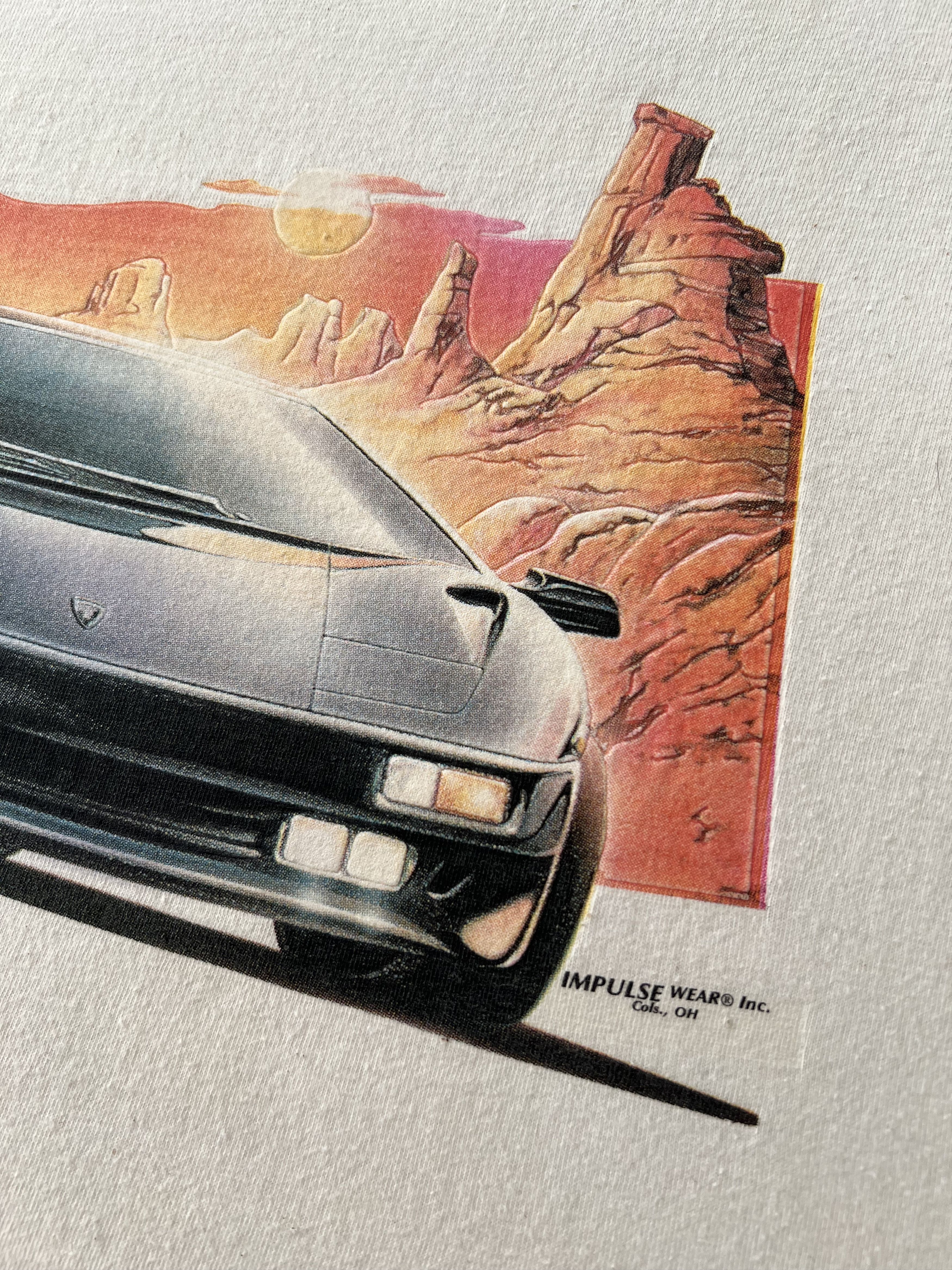 Vintage Vintage 1996 Lamborghini Diablo Promo White T-shirt Size US L / EU 52-54 / 3 - 6 Thumbnail