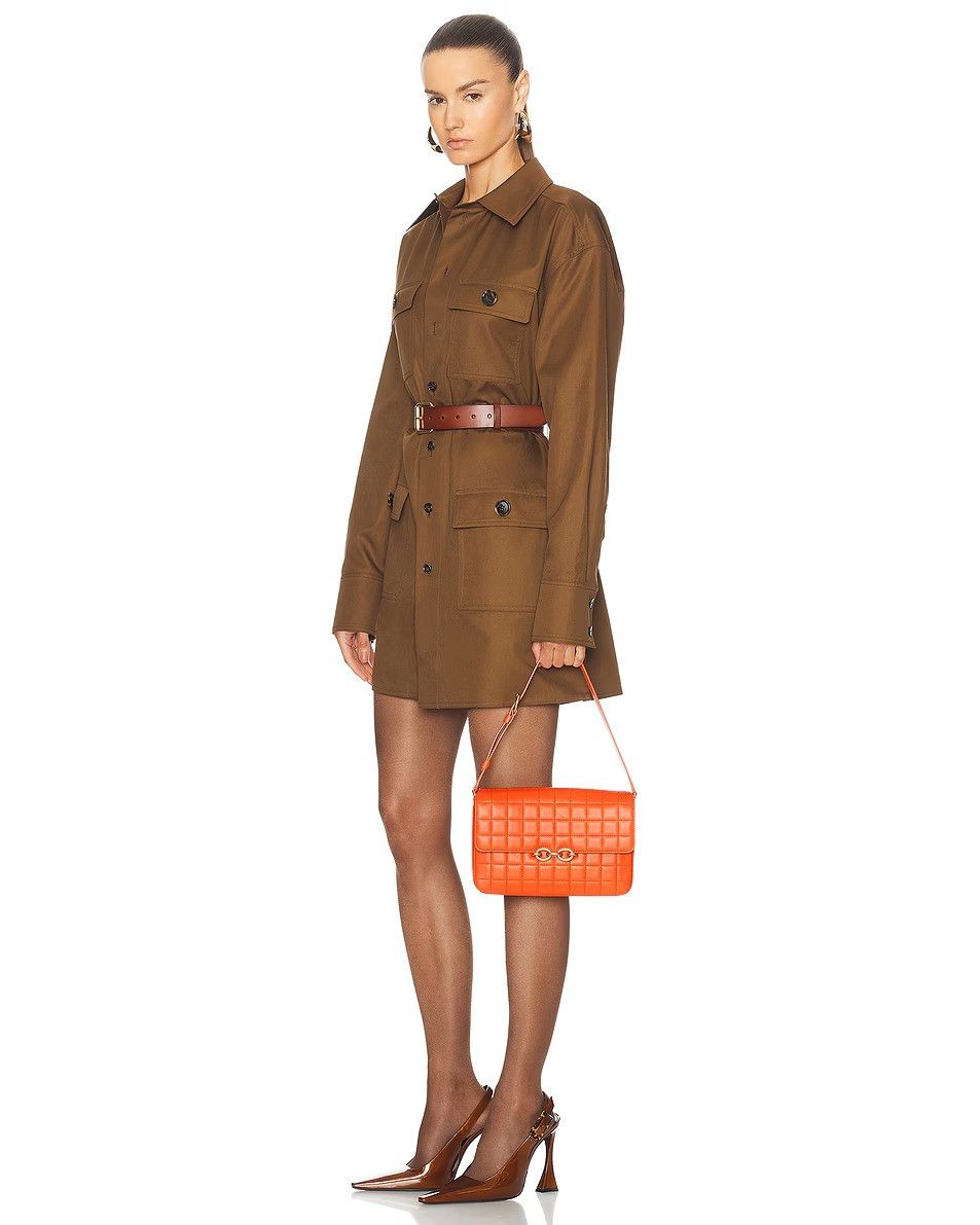 Saint Laurent Paris o1w1db10526 737354 Size: OS / Le Maillon Satchel Bag Orange Size ONE SIZE - 2 Thumbnail