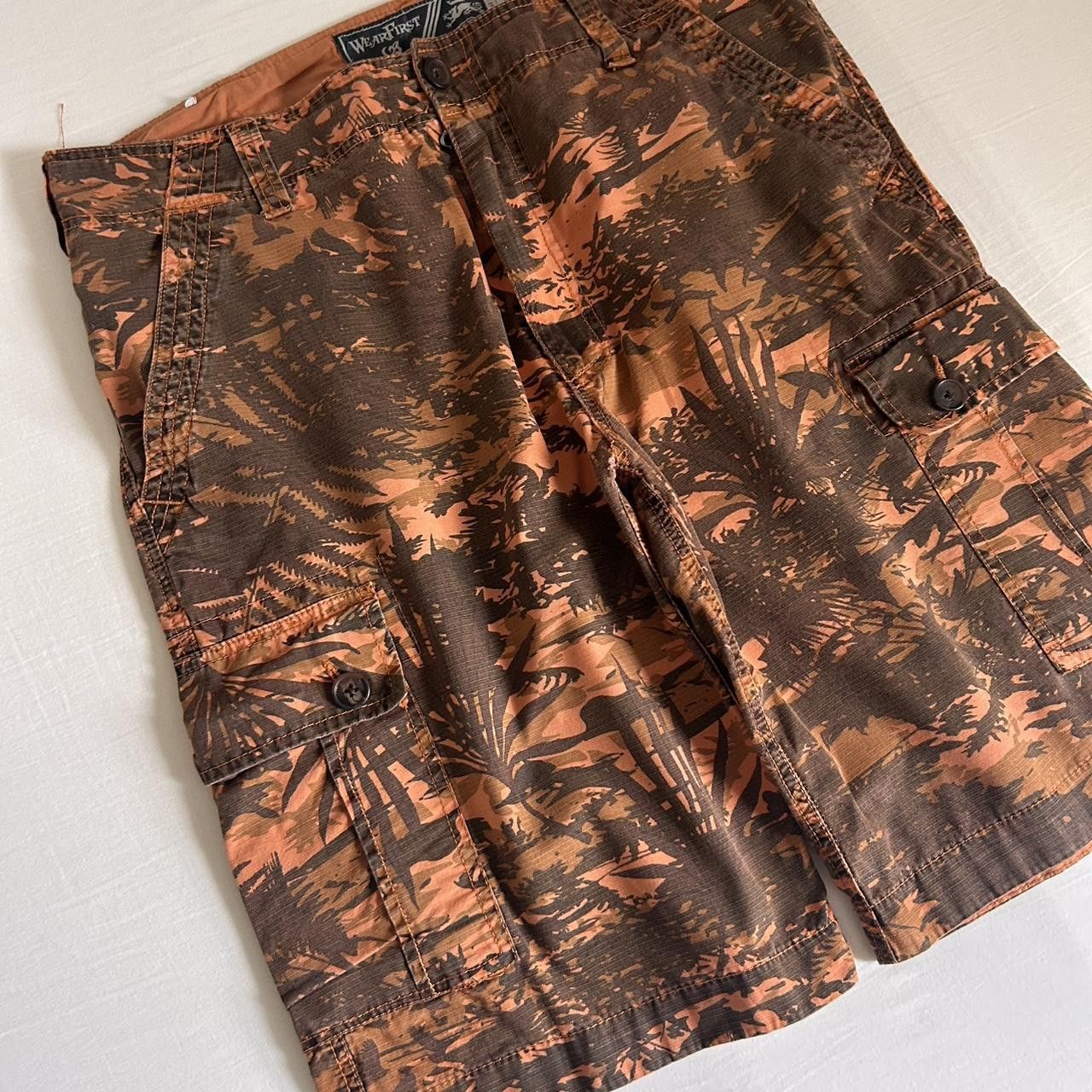 Carhartt WearFirst Vintage 90s Super Sick Dry Camouflage Shorts Size US 36 / EU 52 - 2 Thumbnail