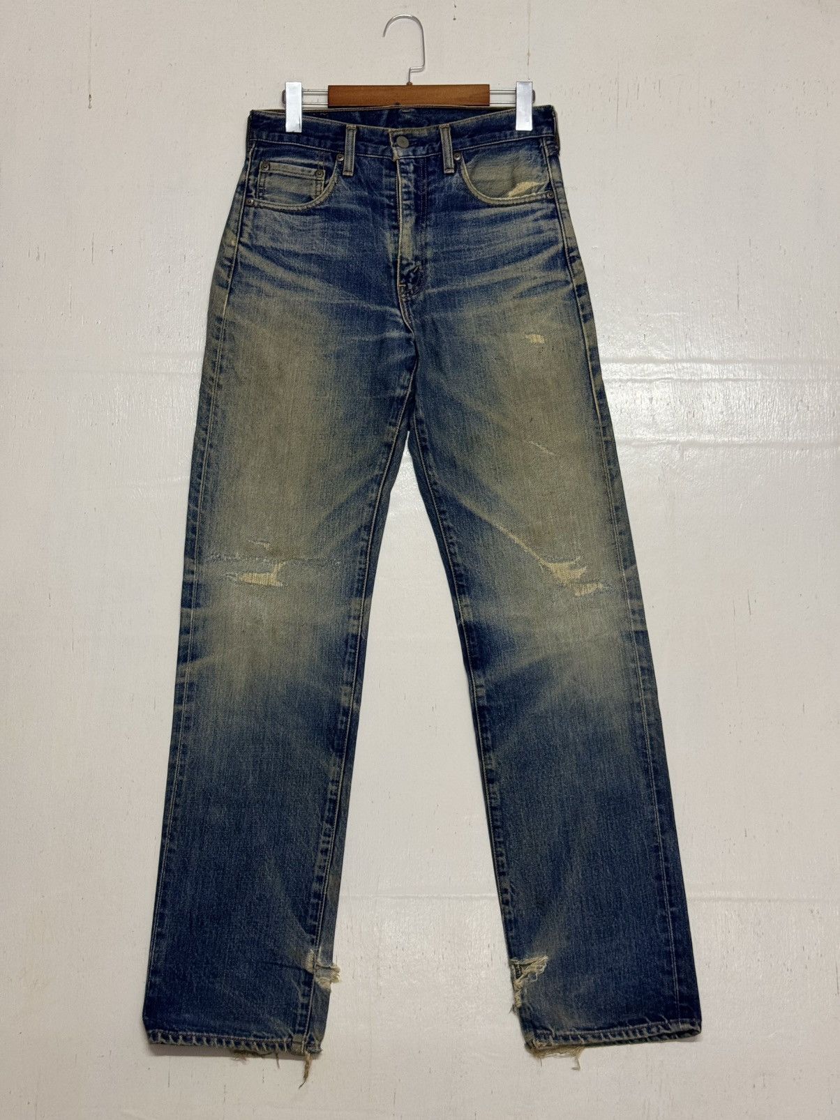 Levi's Vintage Levis 502 Japan Denim Distress Size US 30 / EU 46 - 6 Thumbnail