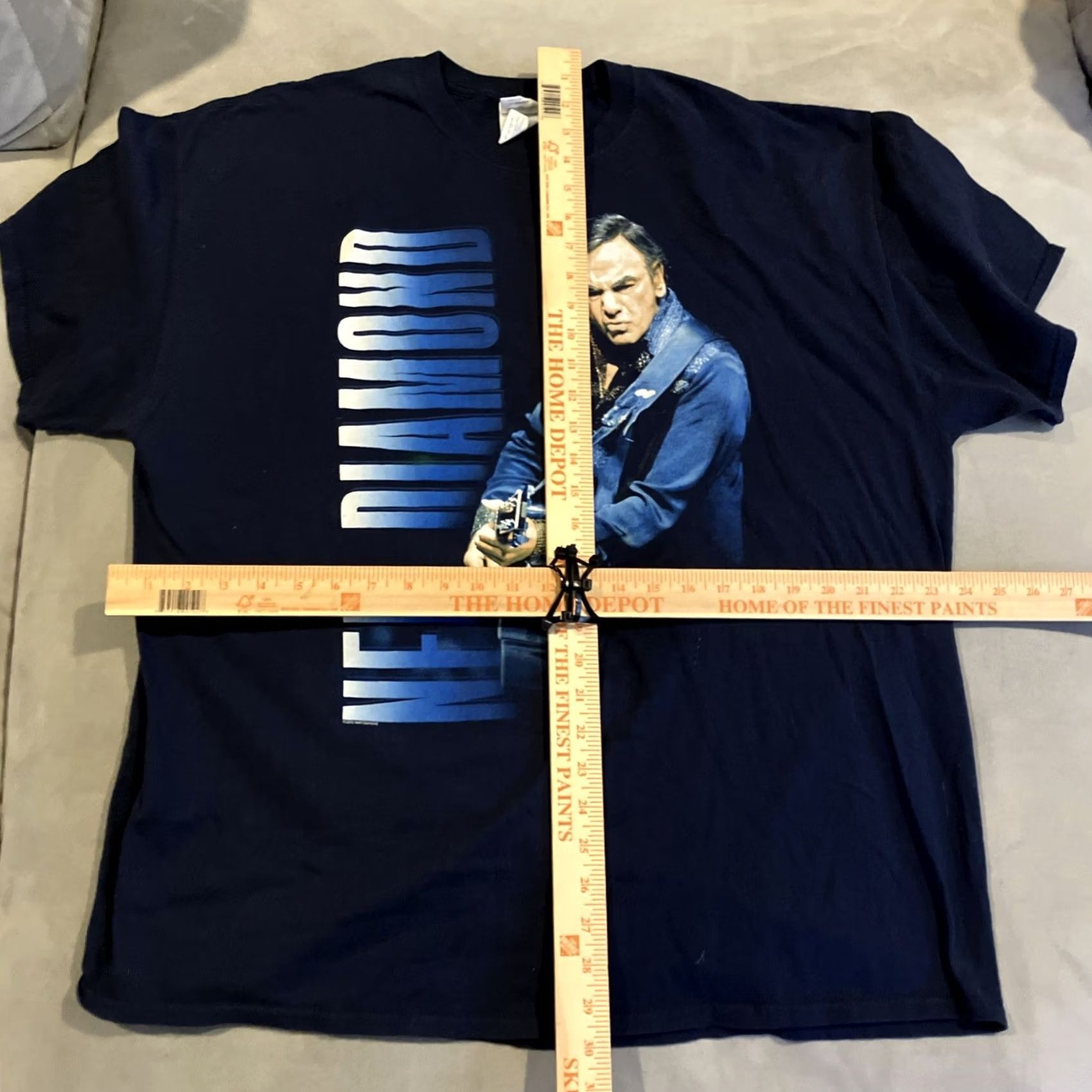 Gildan Awesome - Neil Diamond - 2015 World Tour - Double Sided Shirt - Mens XXL Size US XXL / EU 58 / 5 - 3 Thumbnail