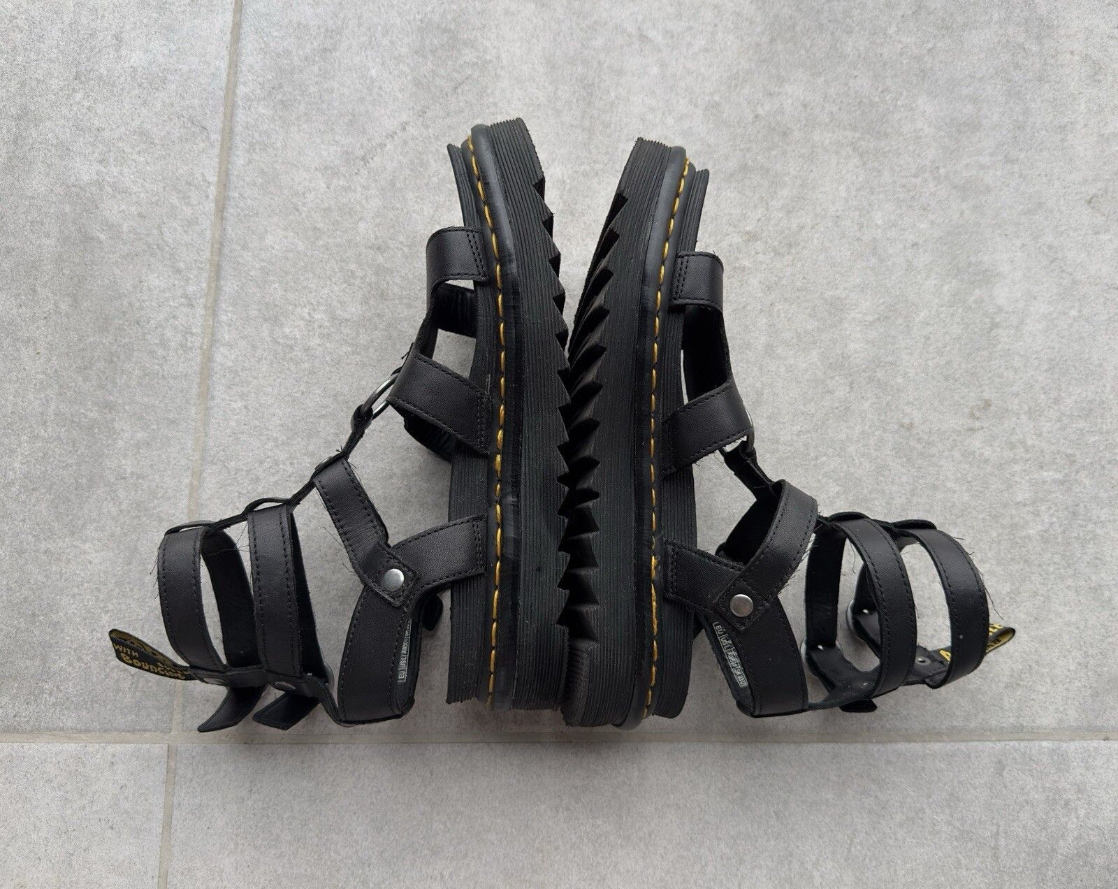 Dr. Martens Dr. Martens Womens Adaira Sandals Gladiator Chunky Platform Size US 11 / IT 41 - 5 Thumbnail