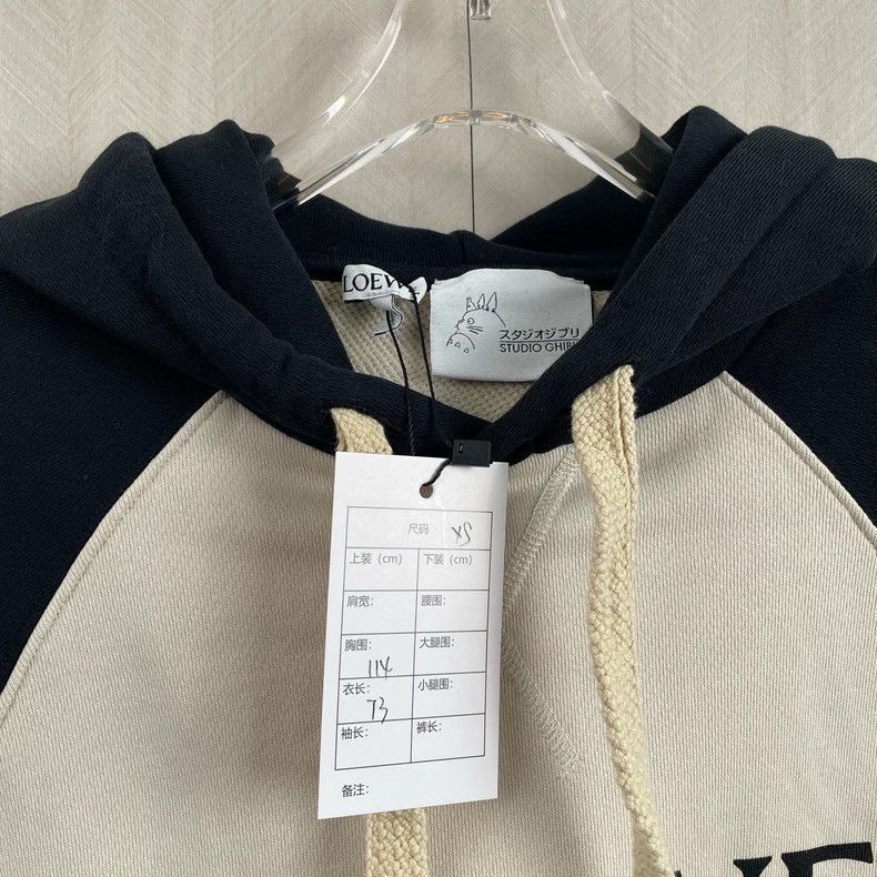 Loewe loewe coal spirit raglan hooded sweatshirt Size US XS / EU 42 / 0 - 2 Thumbnail