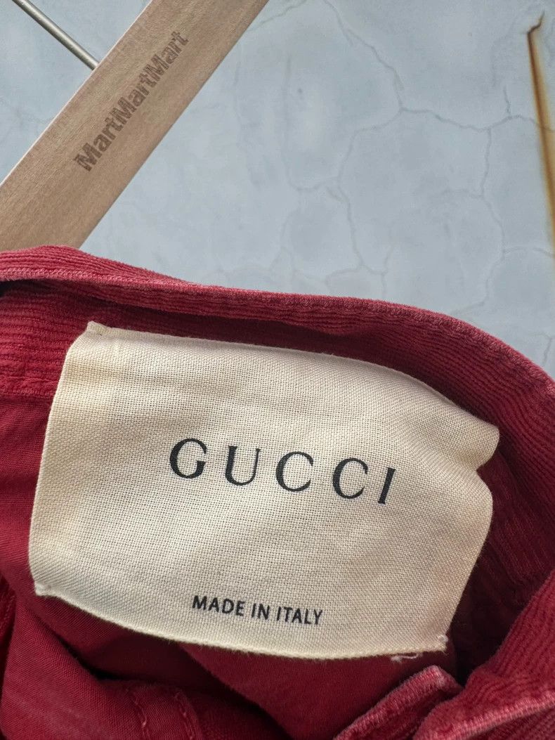 Gucci Gucci Red corduroy flared pants 2501-Nextarrow Size 28" / US 6 / IT 42 - 7 Thumbnail