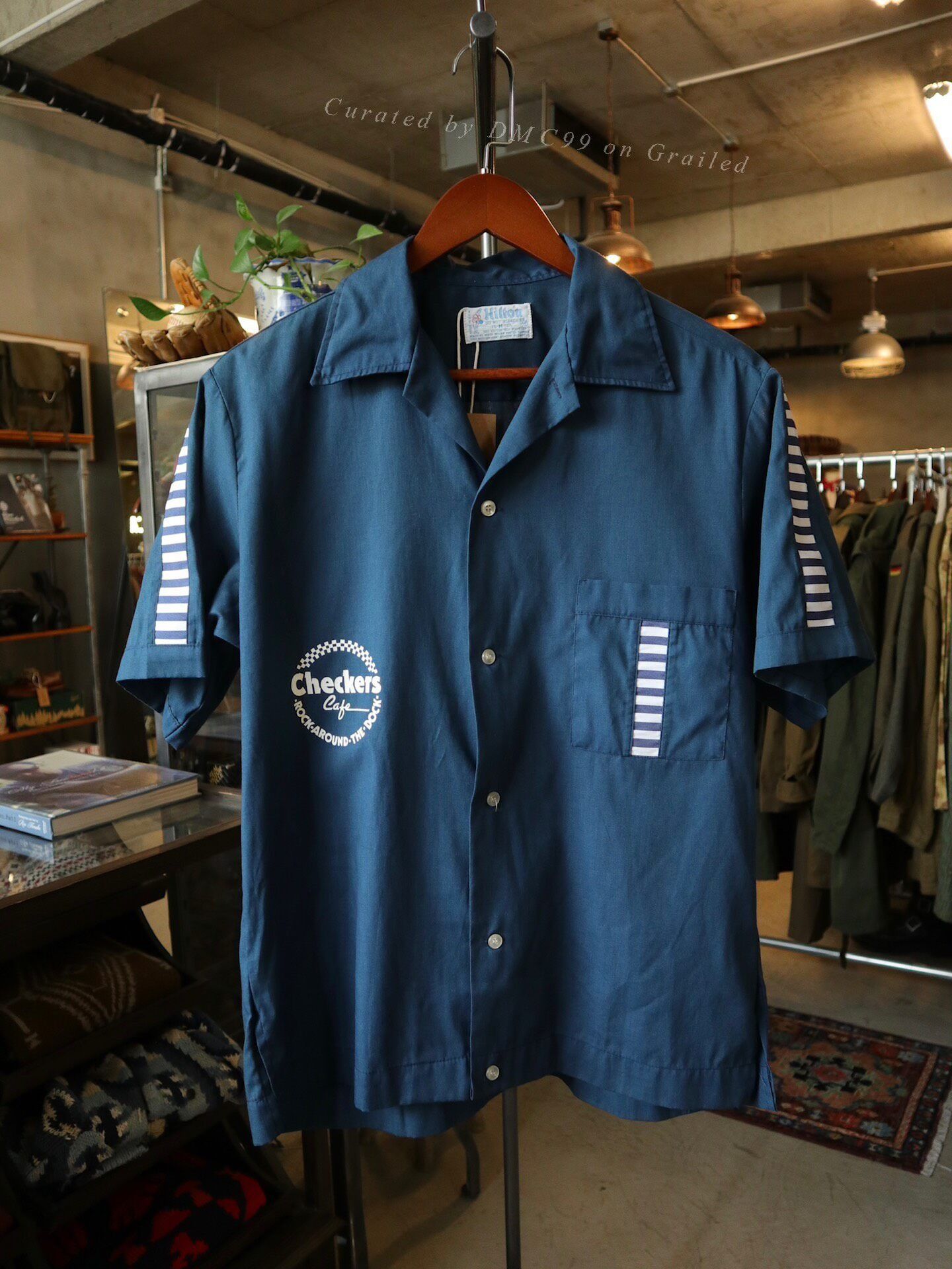 Vintage Vintage Hilton Checker Cafe Work Shirt Size US M / EU 48-50 / 2 - 1 Thumbnail