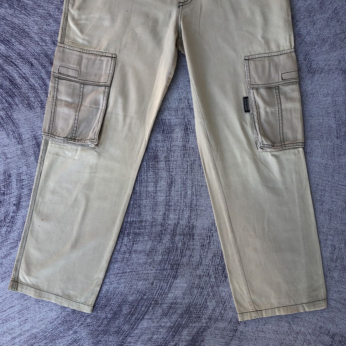 Japanese Brand × Vintage Faded Cargo Pants Japanesebrand 6 Pocket Tactical Size US 29 - 3 Thumbnail
