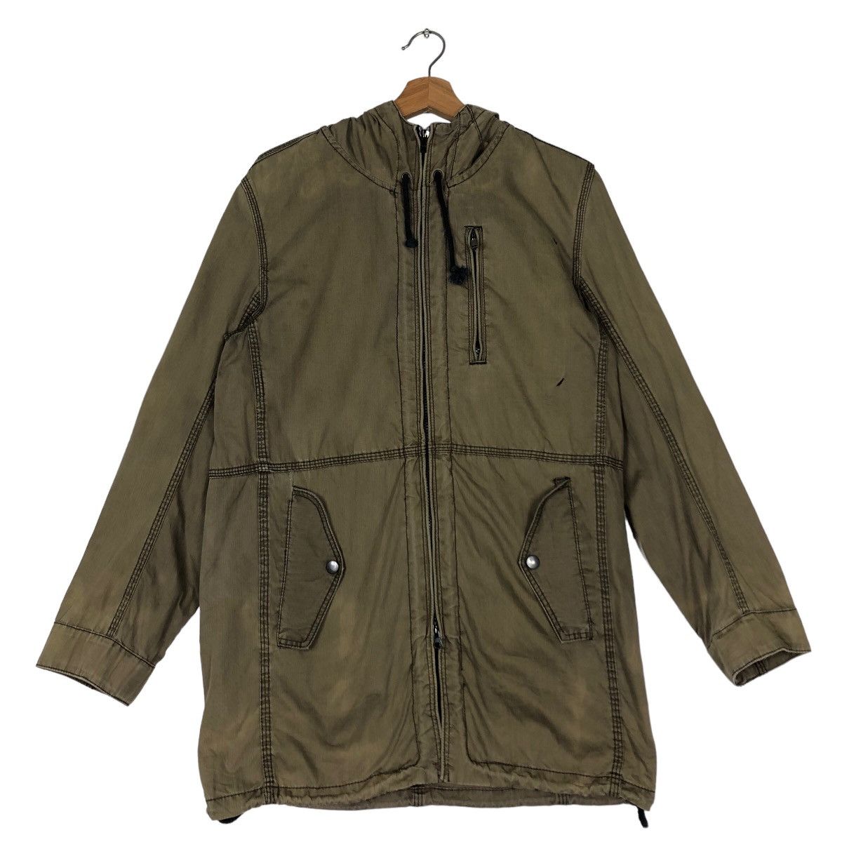 Japanese Brand 🔥Vtg Military Design Cargo Jacket Poxket Icca Issey Miyake Size US M / EU 48-50 / 2 - 1 Thumbnail