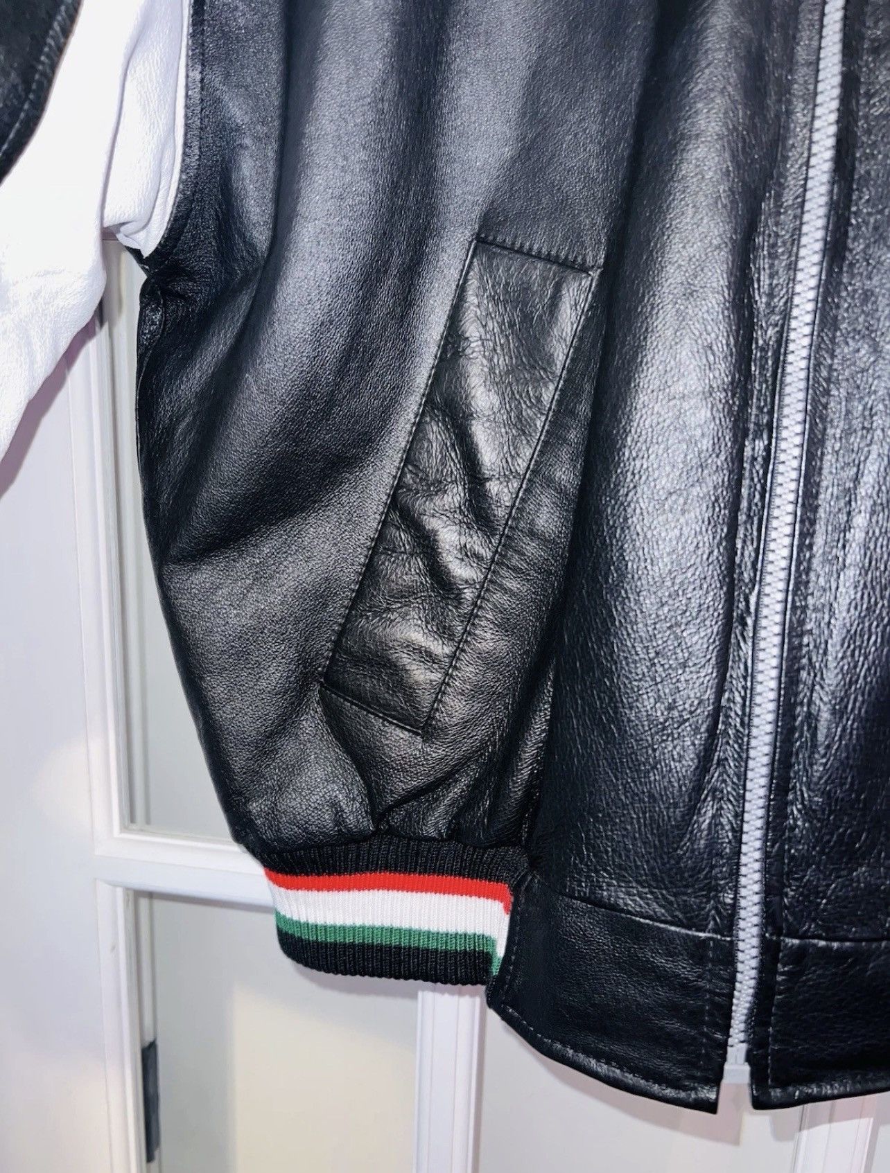 Mtv VTG 1992 MTV MUSIC TELEVISION LEATHER JACKET BLACK S BOMBER Size US S / EU 44-46 / 1 - 3 Thumbnail