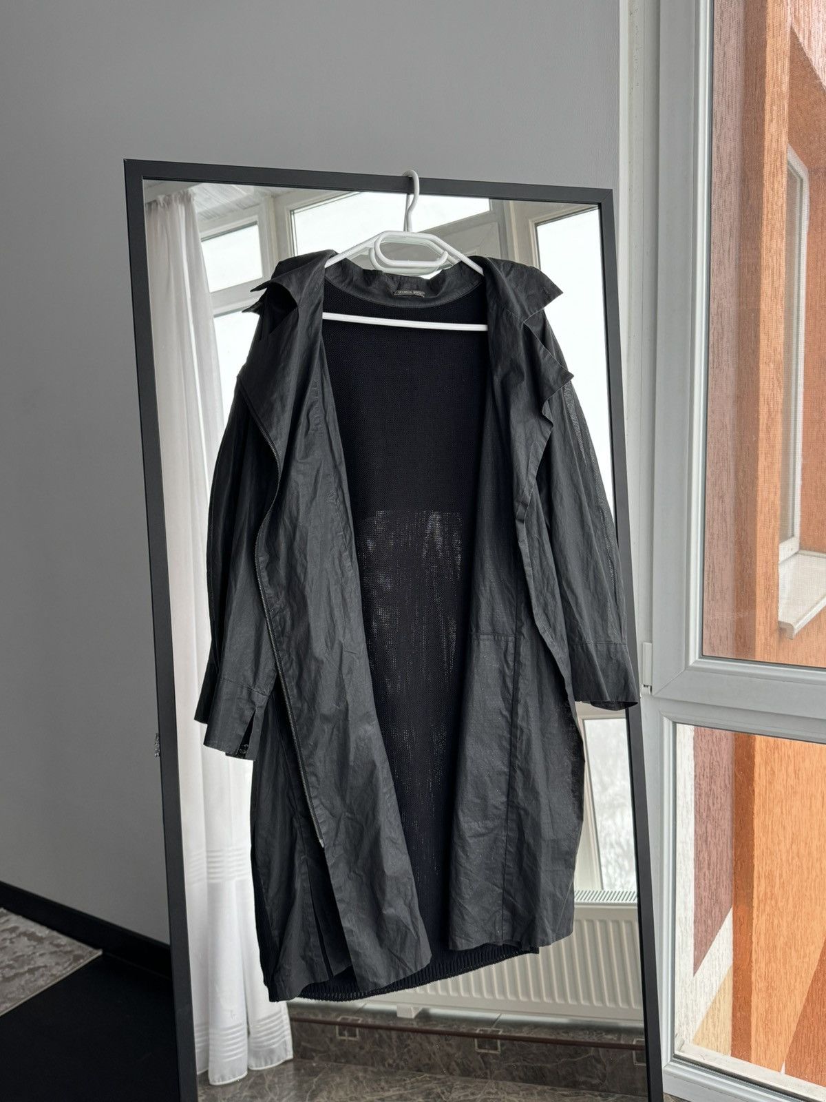 Annette Gortz Vintage Annette Gortz Avant Garde Trench Coat Jacket Sz L Size L / US 10 / IT 46 - 10 Thumbnail