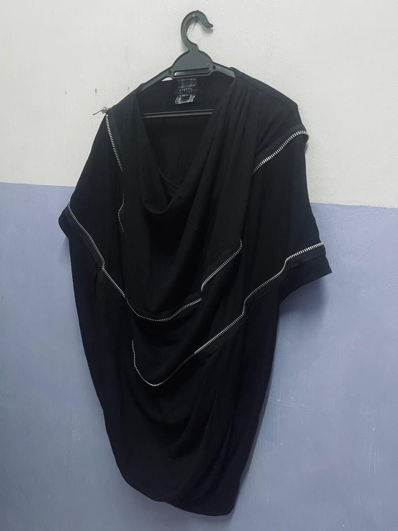 Japanese Brand Atsuro Tayama Asymmetric Zipper Cape Runway Size US M / EU 48-50 / 2 - 9 Thumbnail