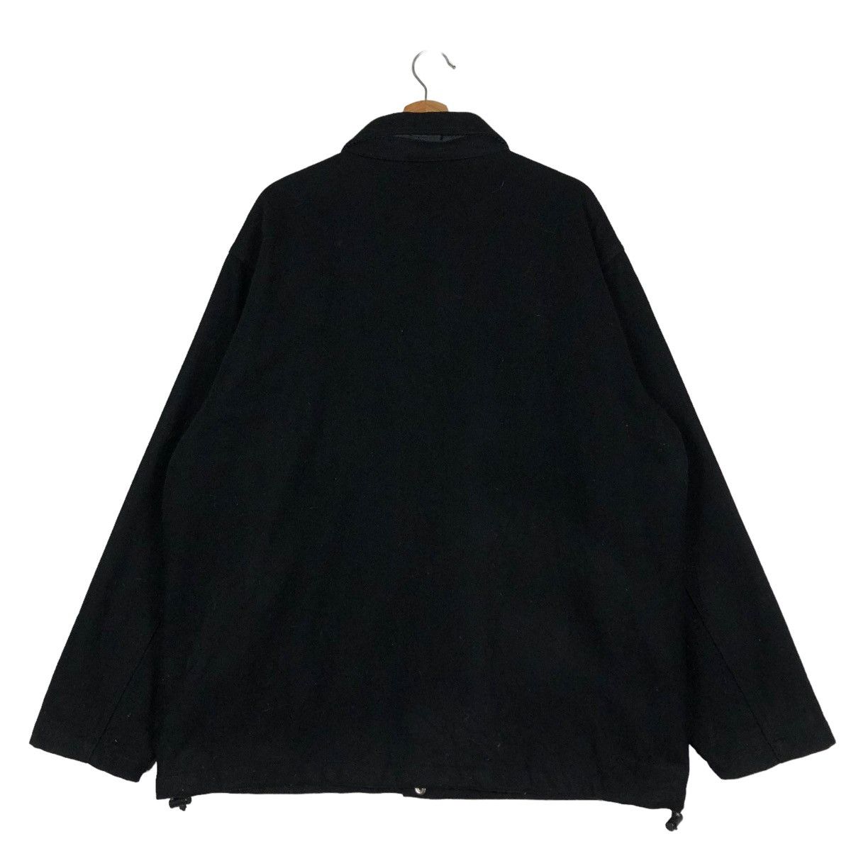 Stussy 🔥VINTAGE STUSSY WOOL JACKET BIKER RICH BLACK Size US L / EU 52-54 / 3 - 8 Thumbnail