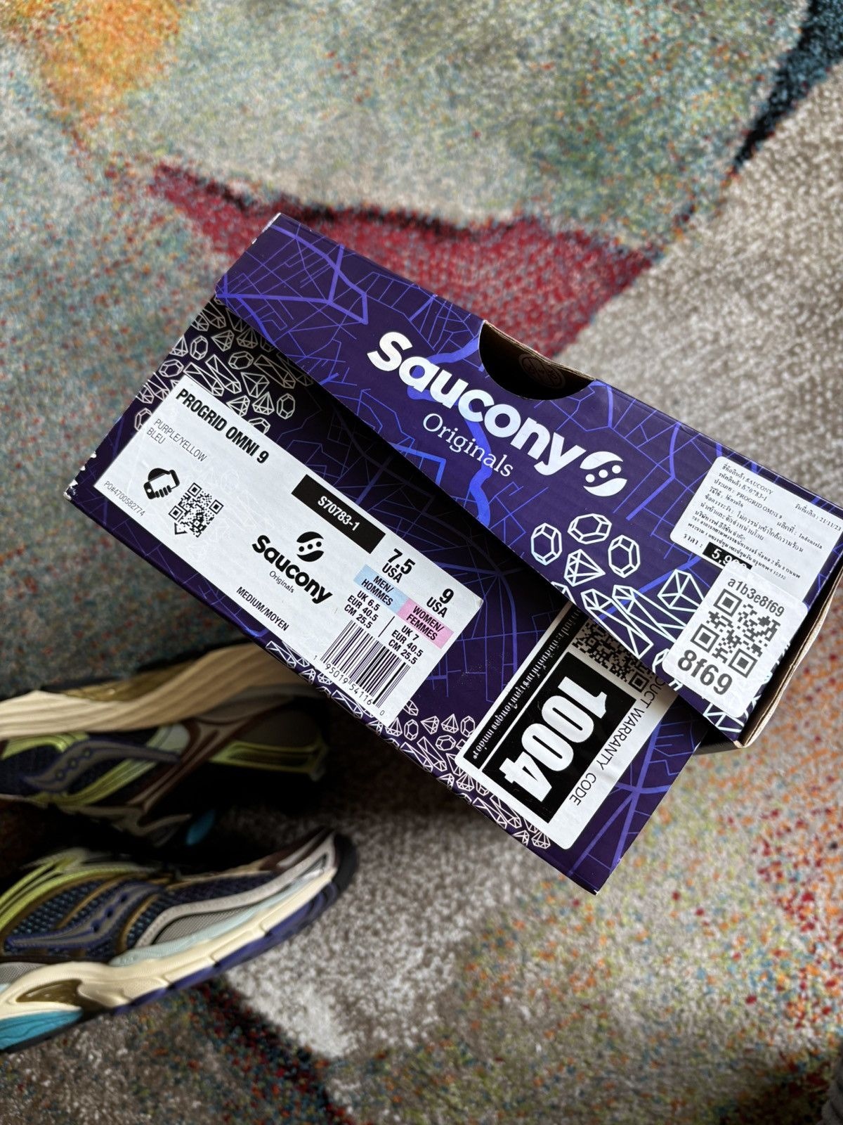Saucony Saucony Progrid Omni 9 Crystal Cave Size US 7.5 / EU 40-41 - 4 Thumbnail