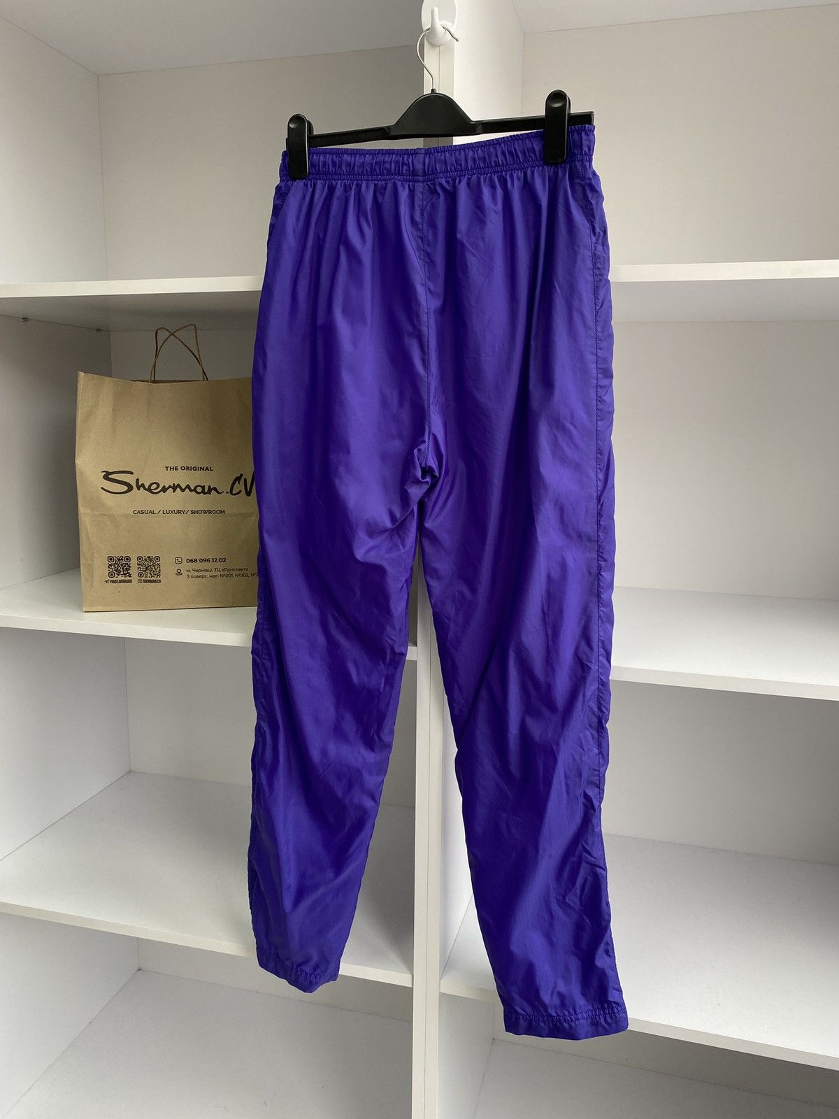Nike × Vintage Vintage 80s Nike Windbreaker Track Pants Men’s Medium Size US 31 - 10 Thumbnail