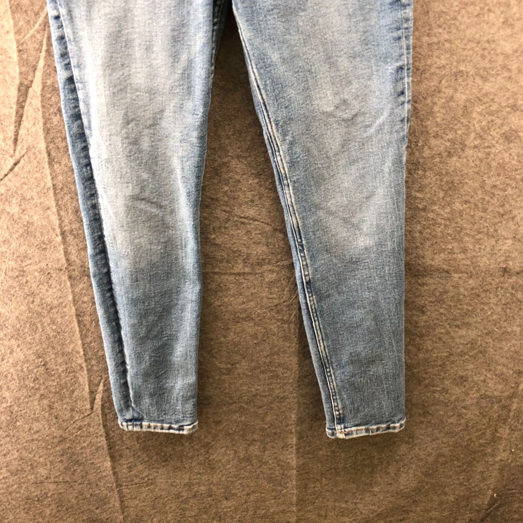 Zara Zara Jeans Womens 4 Blue Light Wash High Rise Skinny Stretch Denim 5-Pocket Inseam 26in Size 27" / US 4 / IT 40 - 4 Thumbnail
