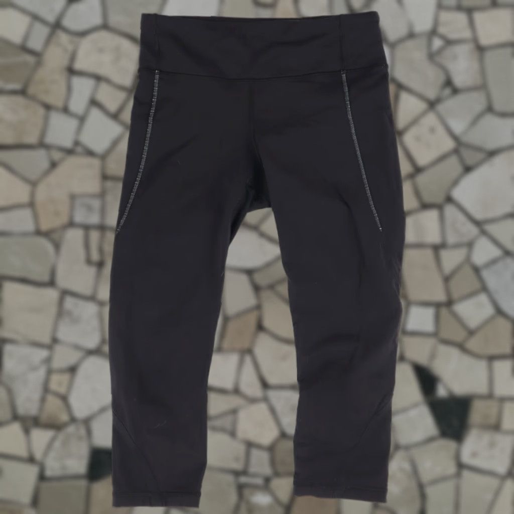 Lululemon Lululemon Speed Up Crop Nylon Woven Leggings Black Women's 4 Size 27" / US 4 / IT 40 - 1 Thumbnail