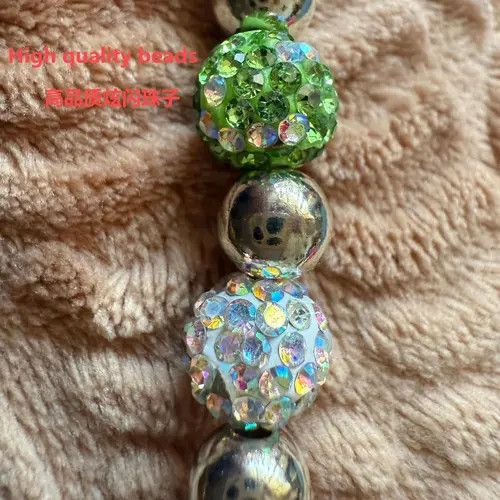 Jewelry Double Layer Colorful Lucky Beaded Wallet Chain, Pants Chain Size ONE SIZE - 3 Thumbnail