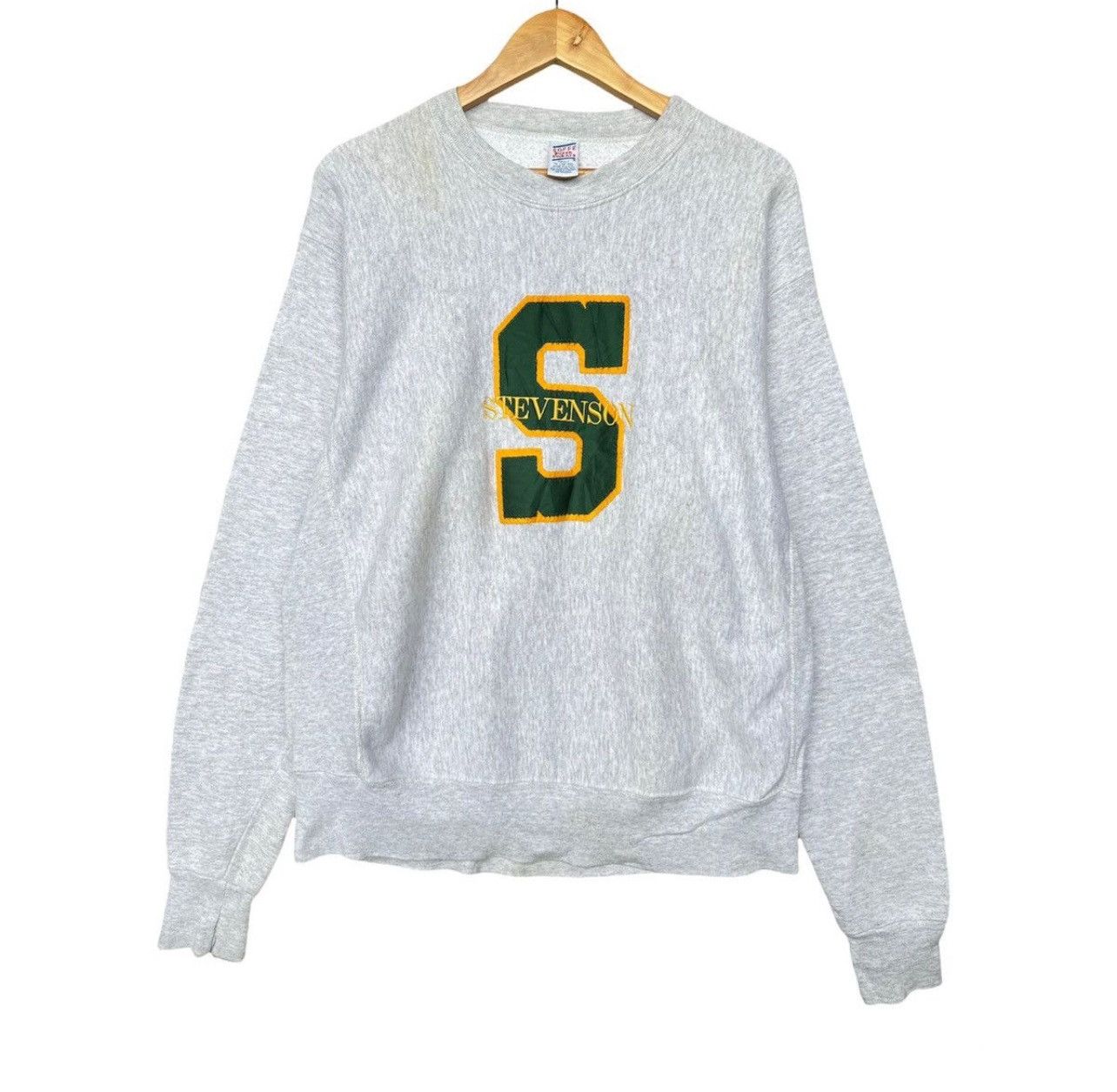 Vintage Vintage 80s Soffe Reverse Weave State Stevenson Sweatshirt Size US L / EU 52-54 / 3 - 1 Thumbnail