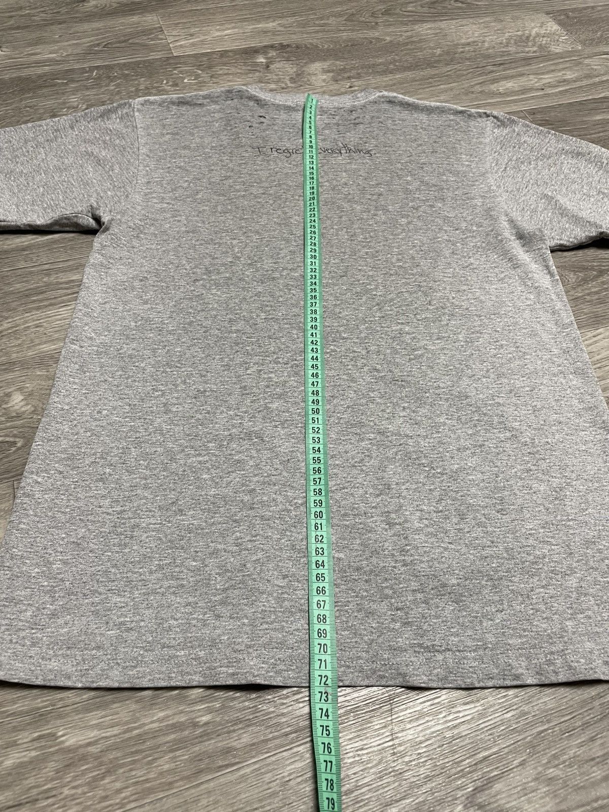 Supreme Supreme x Mike Hill Regretter Grey T-Shirt SS17 Size US M / EU 48-50 / 2 - 24 Thumbnail