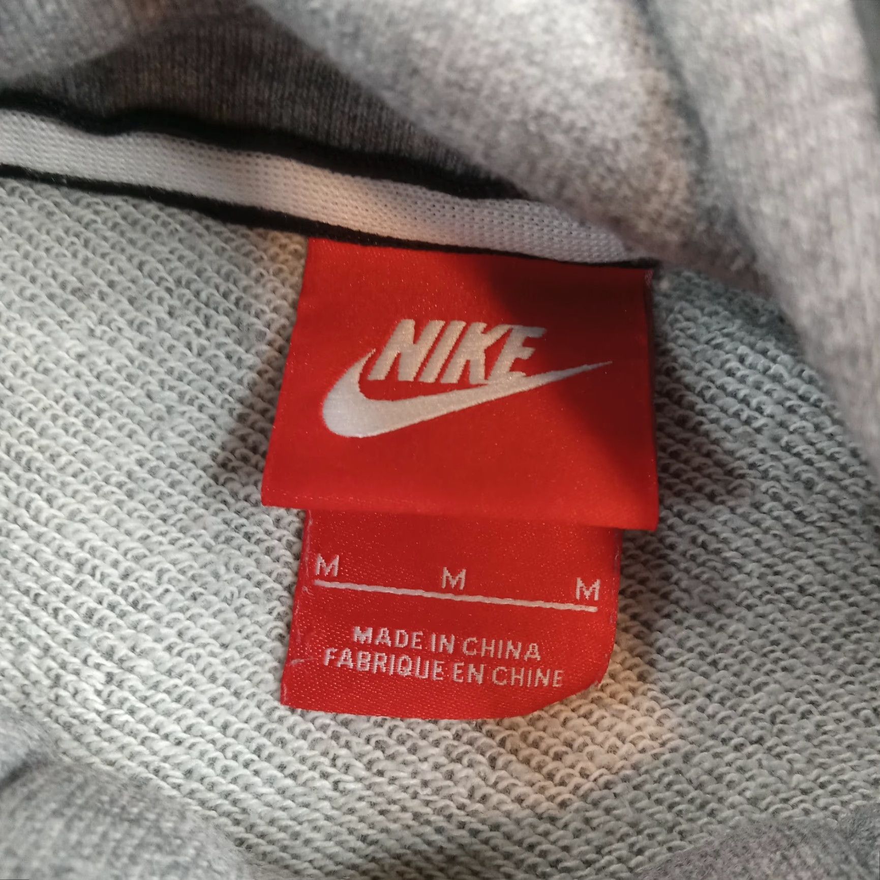 Nike Nike Hoodie Mens Medium Gray Pullover Sweatshirt Hooded Drawstring Casual Size US M / EU 48-50 / 2 - 5 Thumbnail