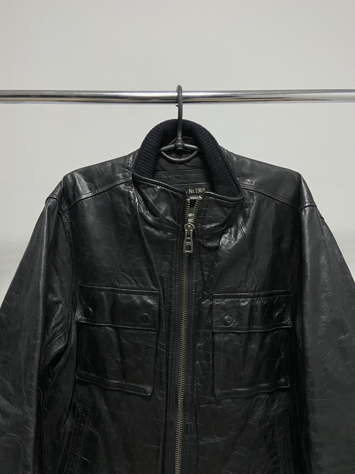 Gap × Vintage Gap Vintage Leather jacket archival Y2K avant Garde Size US L / EU 52-54 / 3 - 2 Thumbnail