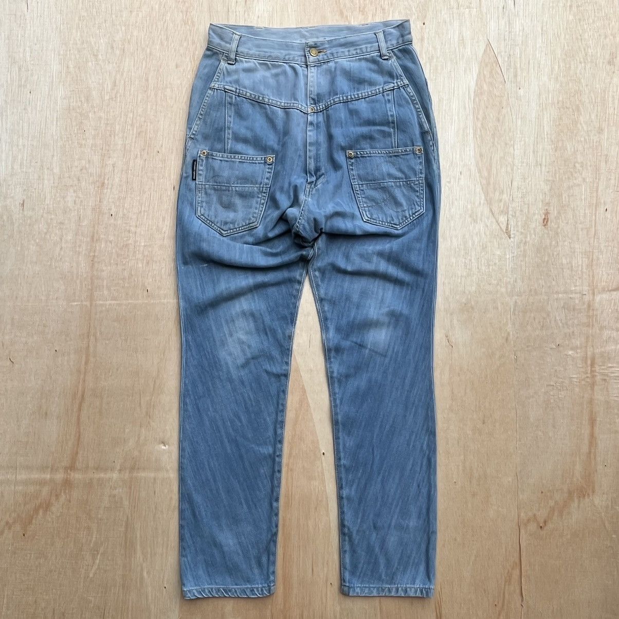 Issey Miyake MERCIBEAUCOUP DROP CROTCH JAPANESE BRAND VINTAGE DENIM Size US 30 / EU 46 - 1 Thumbnail
