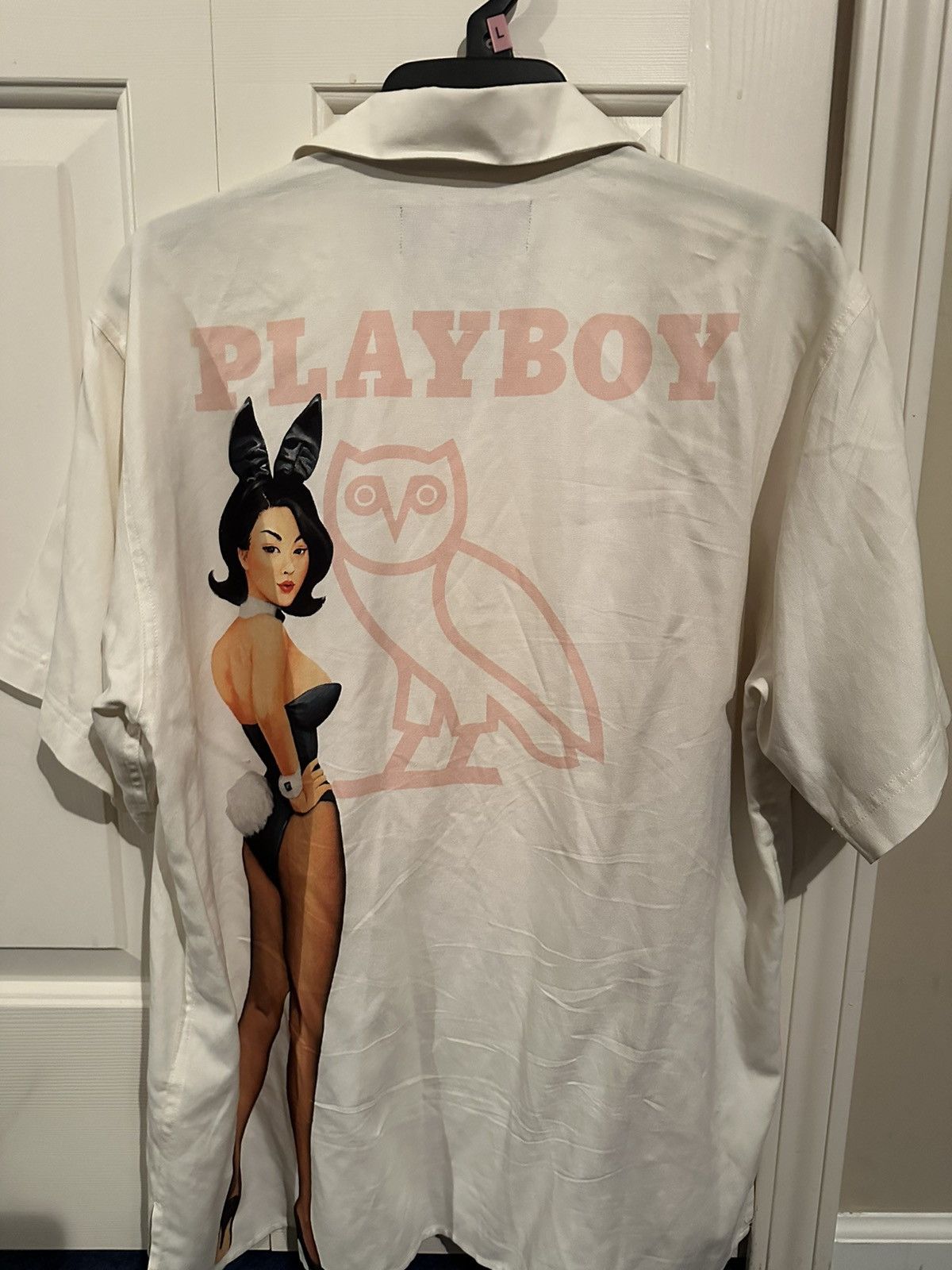 Playboy OVO DRAKE x PLAYBOY Bunny Silk Shirt Size US M / EU 48-50 / 2 - 2 Thumbnail