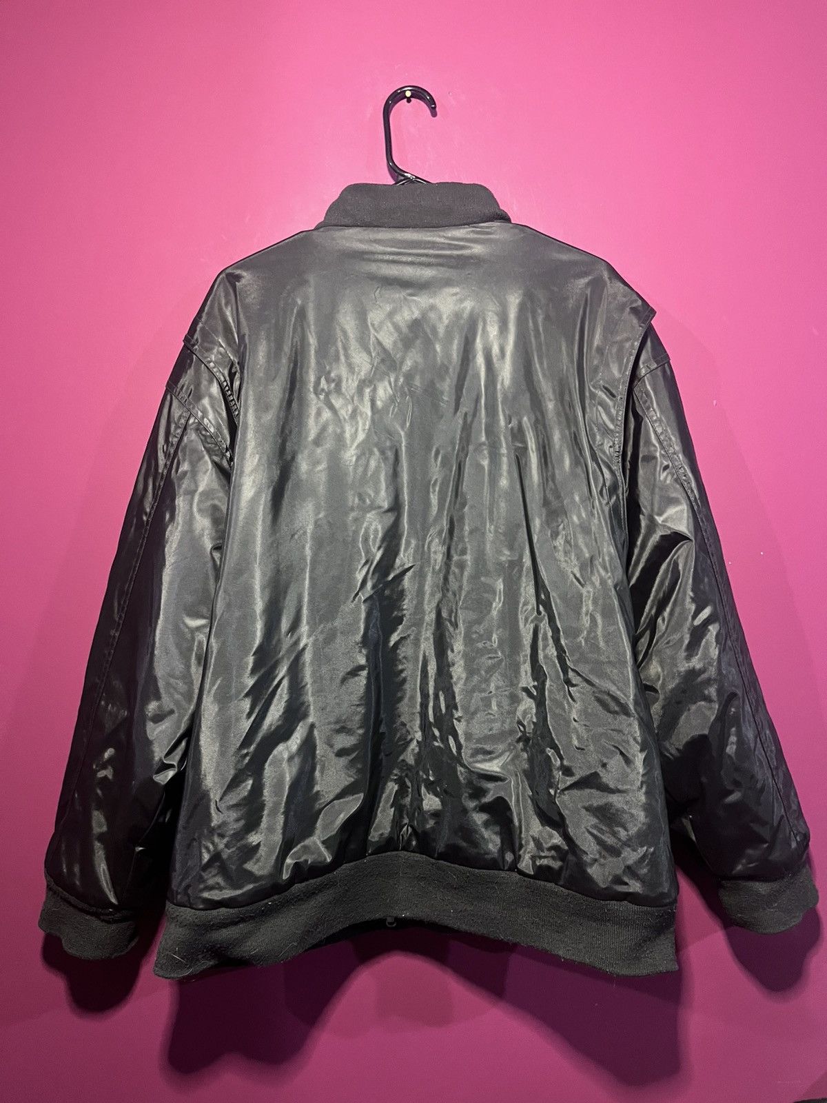 Vintage Black heavy bomber Size US XL / EU 56 / 4 - 10 Thumbnail