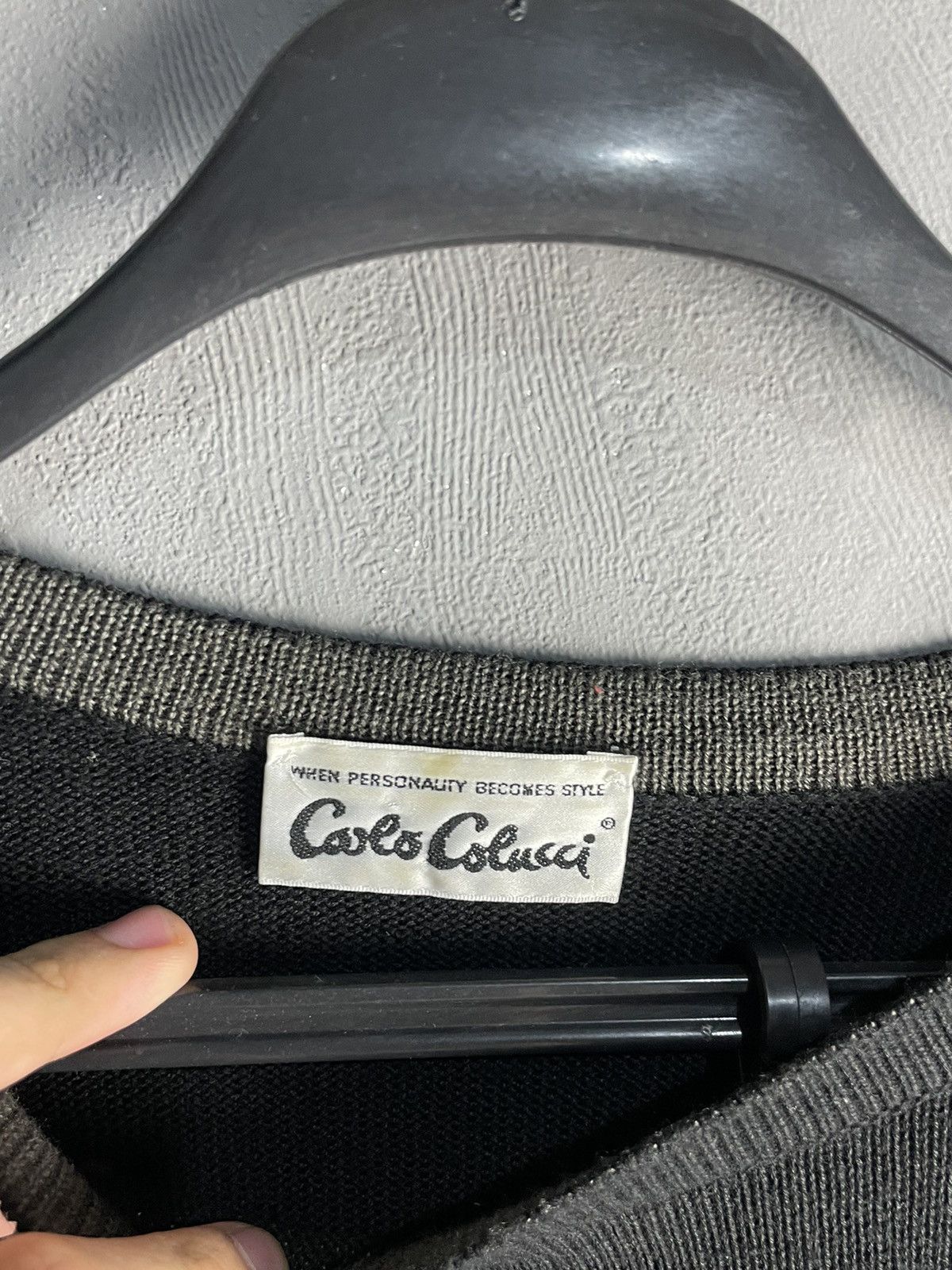 Carlo Colucci VERY RARE CARLO COLLUCI DESIGNER KNIT SWEATER RETRO Y2K 90s Size US L / EU 52-54 / 3 - 5 Thumbnail
