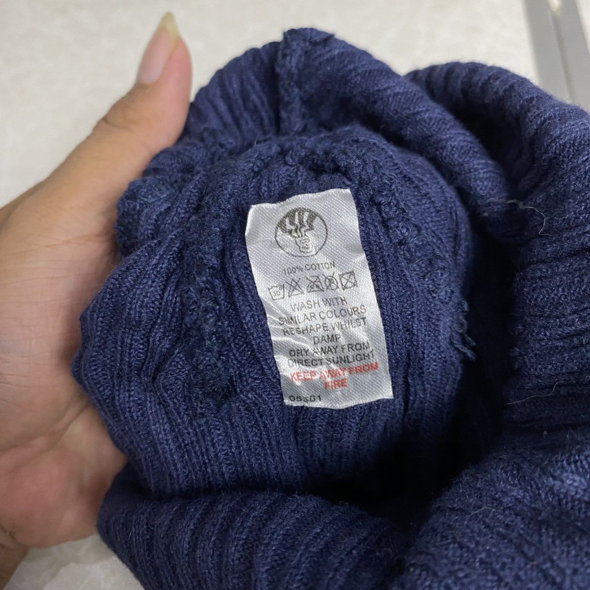 If Six Was Nine × Japanese Brand × Le Grande Bleu (L.G.B.) 2000s y2k fat face words beanie hats Size ONE SIZE - 6 Thumbnail