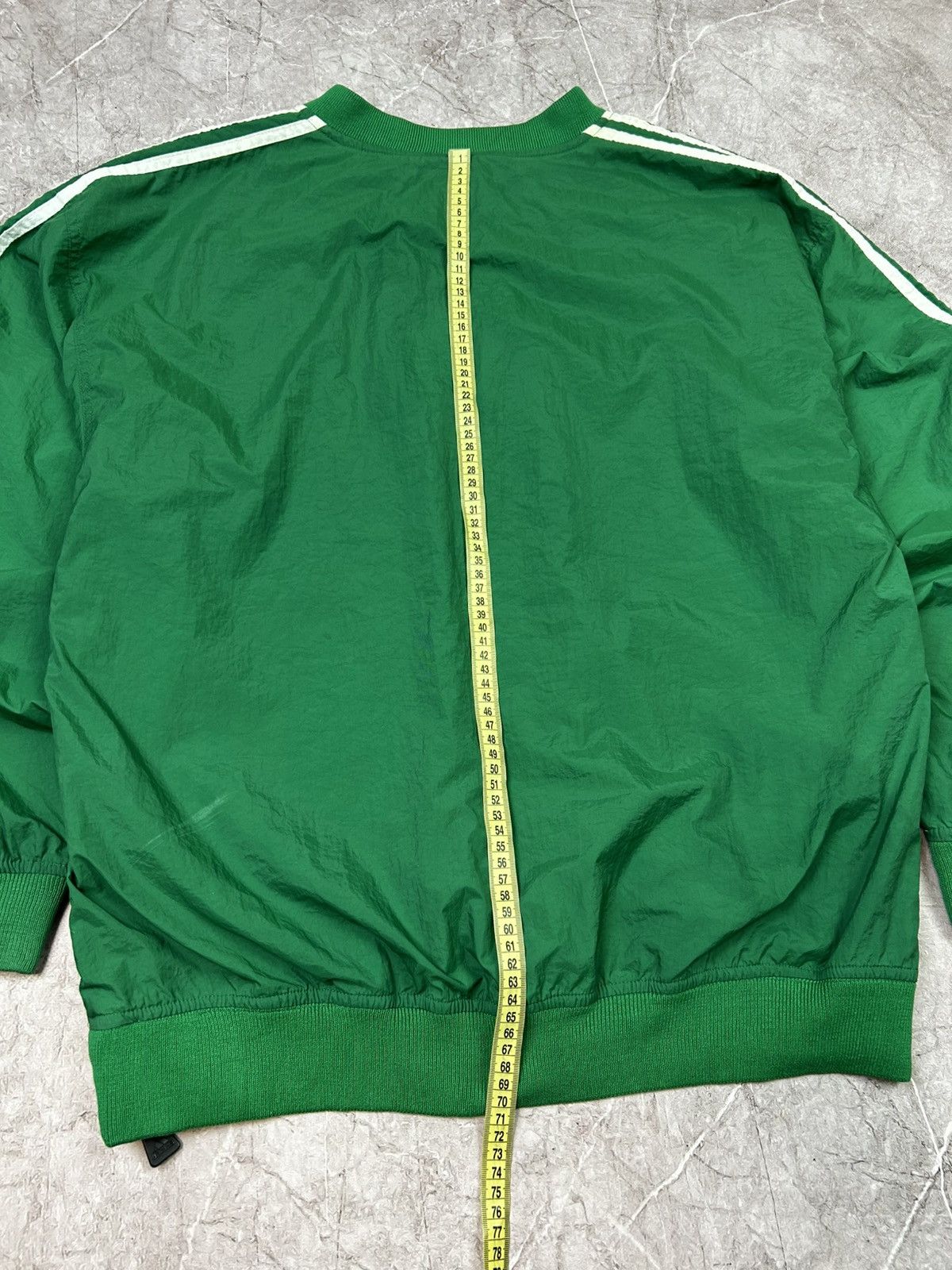 Adidas Vintage 90s Adidas Jacket Mens Large Green Lined Pullover Size US M / EU 48-50 / 2 - 11 Thumbnail