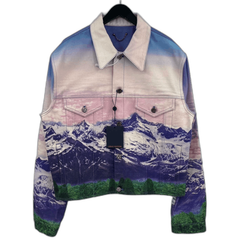Louis Vuitton Louis Vuitton Landscape Denim Jacket Size US L / EU 52-54 / 3 - 1 Thumbnail