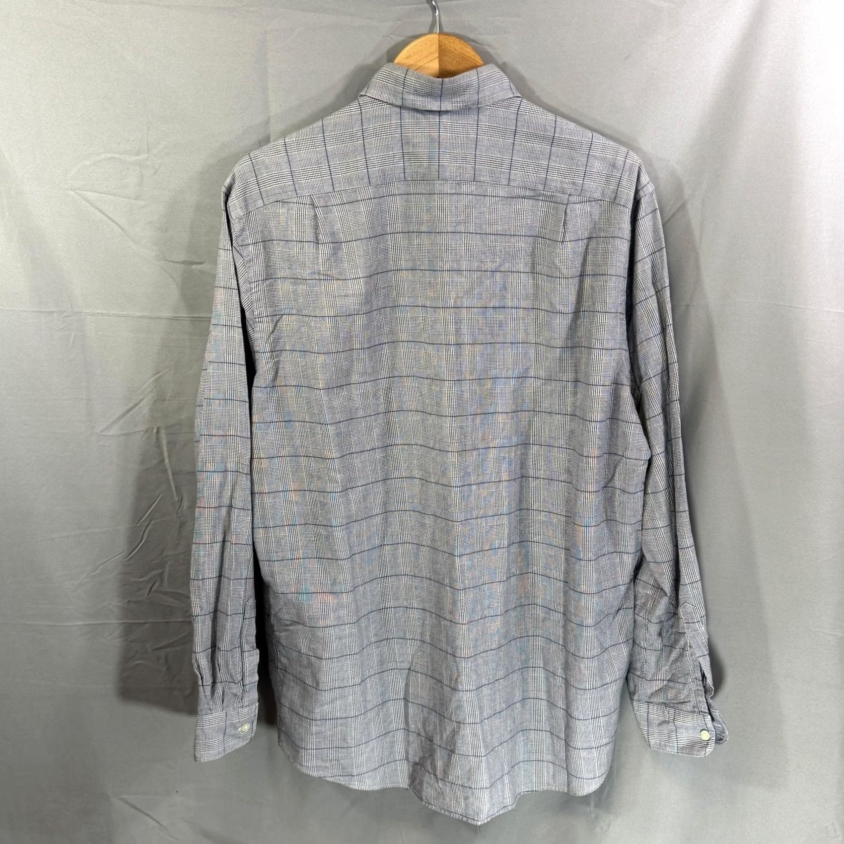 Polo Ralph Lauren Polo Ralph Lauren Shirt Mens Large Blue Plaid Westerton Long Sleeve Cotton Size US L / EU 52-54 / 3 - 2 Thumbnail