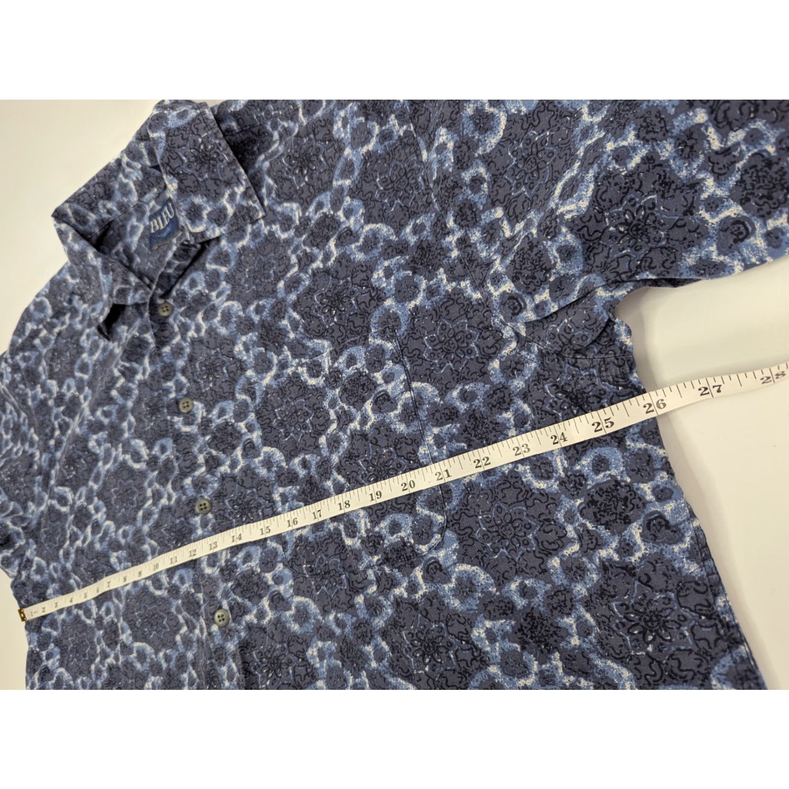 Arrow Bleu by Arrow Hawaiian Loop Collar Shirt Large Button Up Short Sleeve Floral Shirt Size US L / EU 52-54 / 3 - 5 Thumbnail