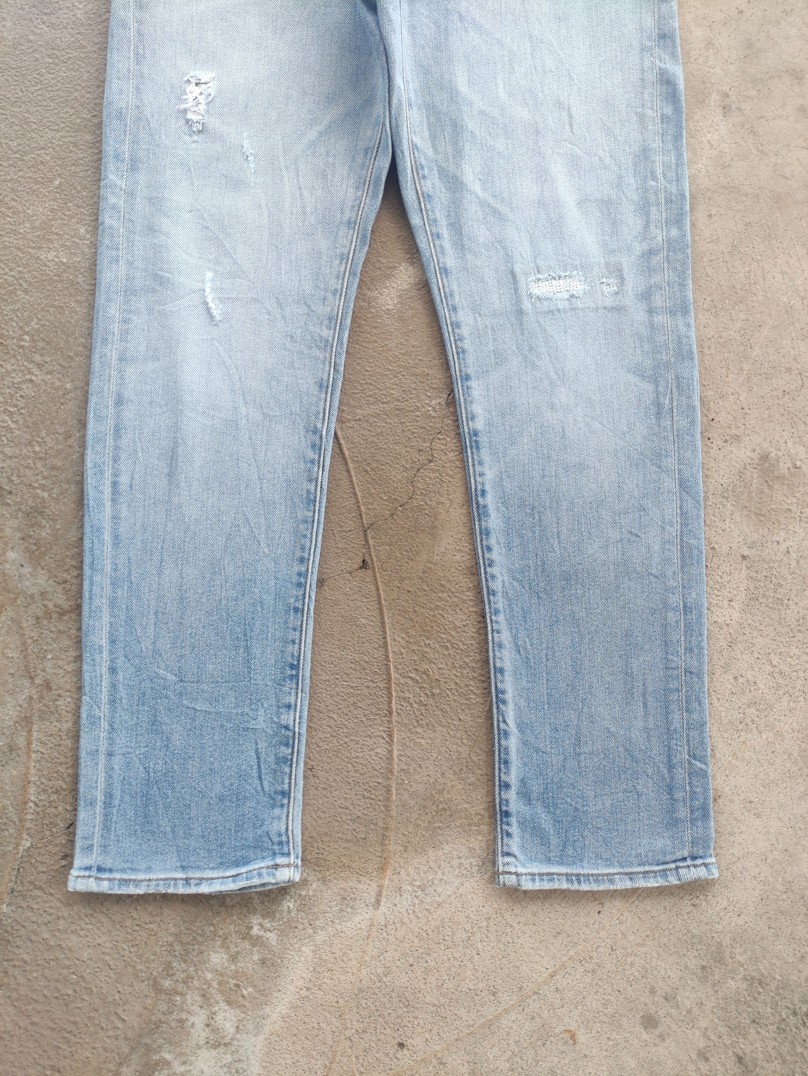 Japanese Brand Vintage Japanese Jean Distressed Faded Denim Pants Size US 36 / EU 52 - 4 Thumbnail