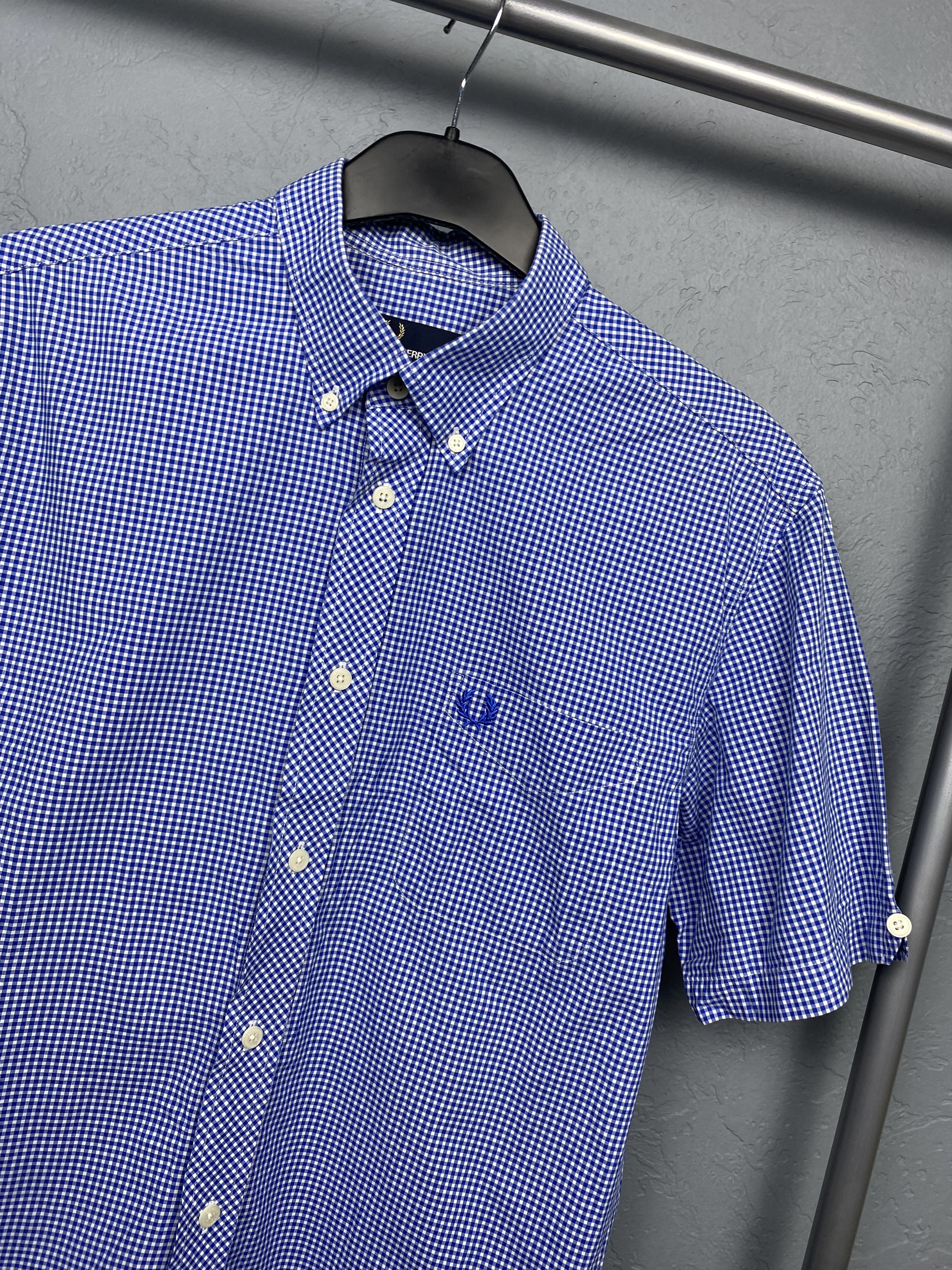 Fred Perry Fred Perry Vintage Mens Short Sleeve Shirt Size US M / EU 48-50 / 2 - 2 Thumbnail