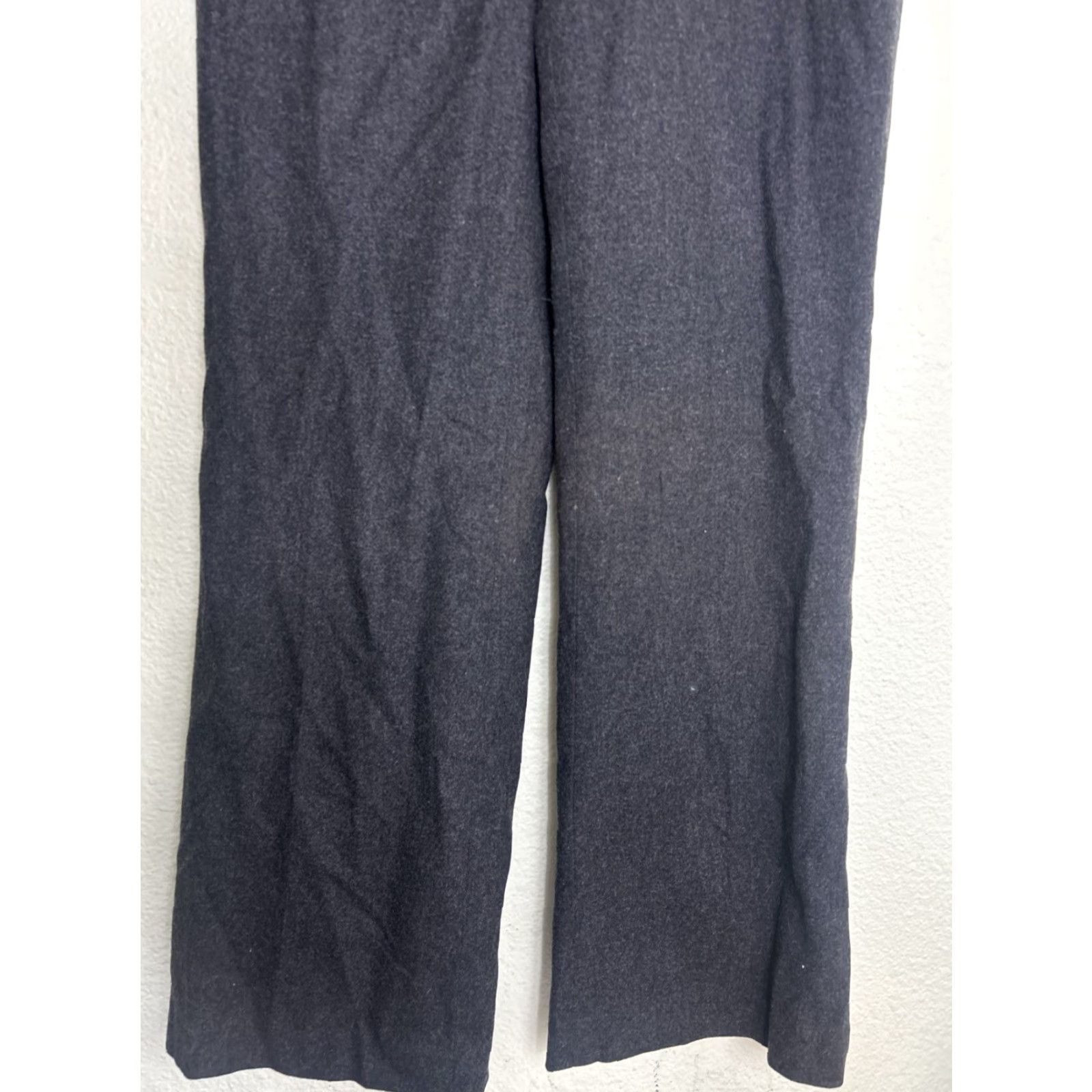 Banana Republic Banana Republic Pants Dress Gray Wool Wide-Leg 10 Womens 32x33 Size 32" / US 10 / IT 46 - 2 Thumbnail