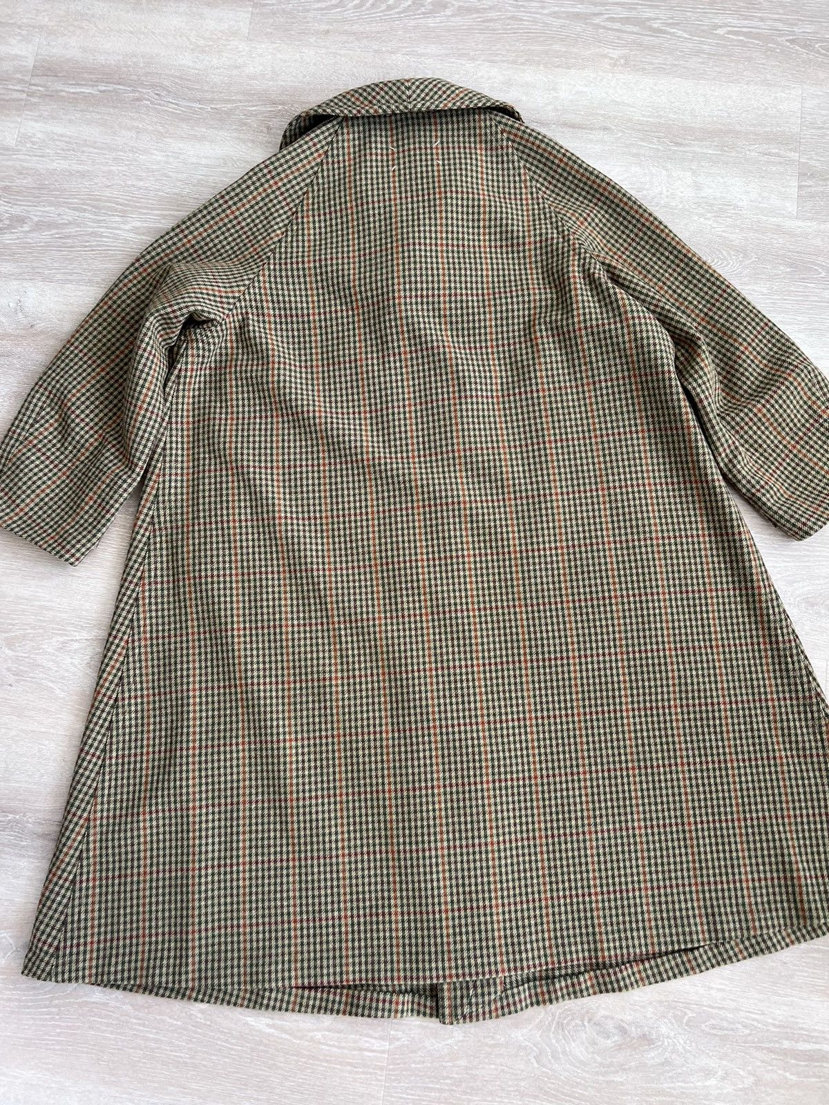 Maison Margiela $4.5k+ FW22 Lines 1 & 10 checked greatcoat, IT50 (oversized) Size US M / EU 48-50 / 2 - 13 Thumbnail