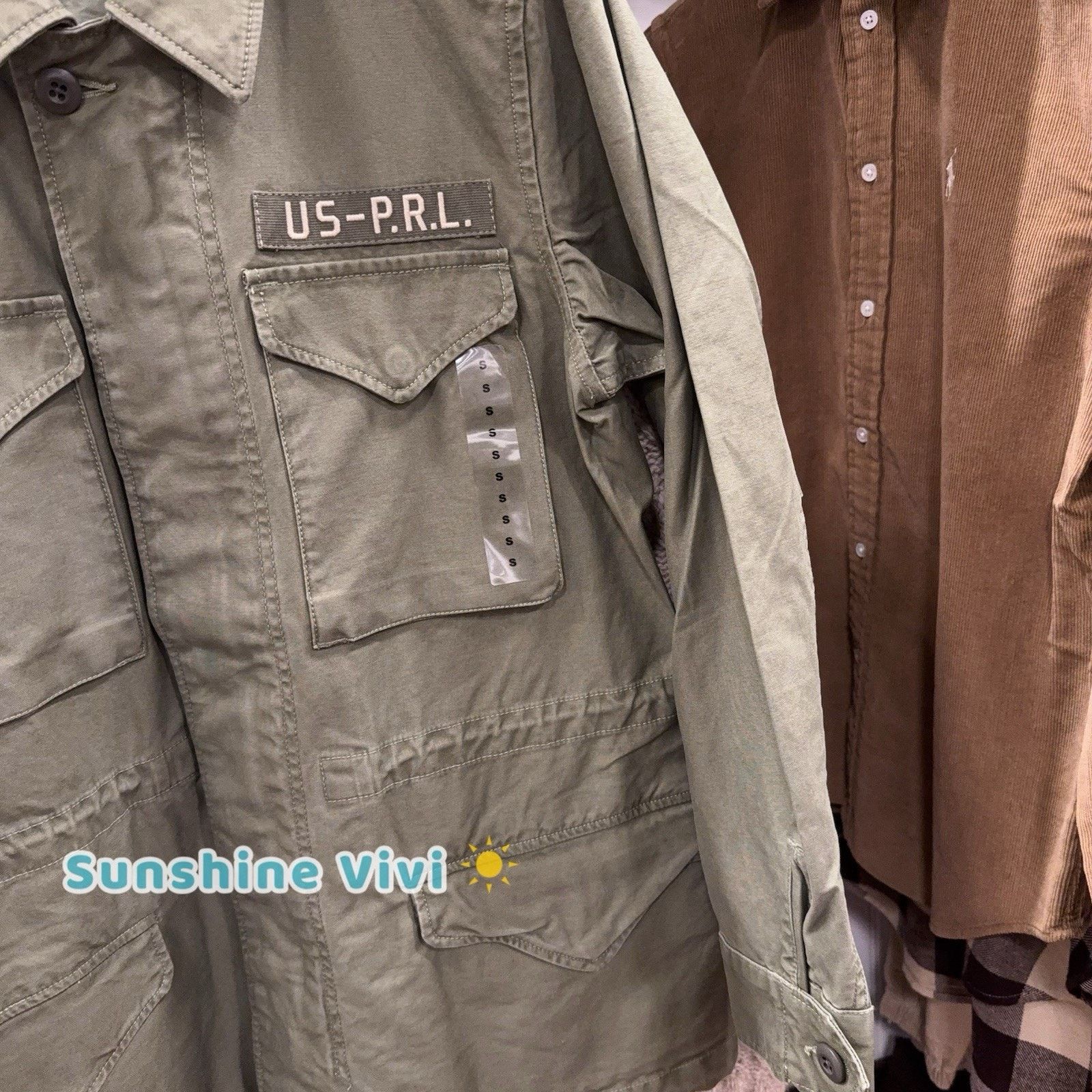 Polo Ralph Lauren NWT Polo Ralph Lauren Woman Field Jacket Hoodie Patches Size US S / EU 44-46 / 1 - 6 Thumbnail