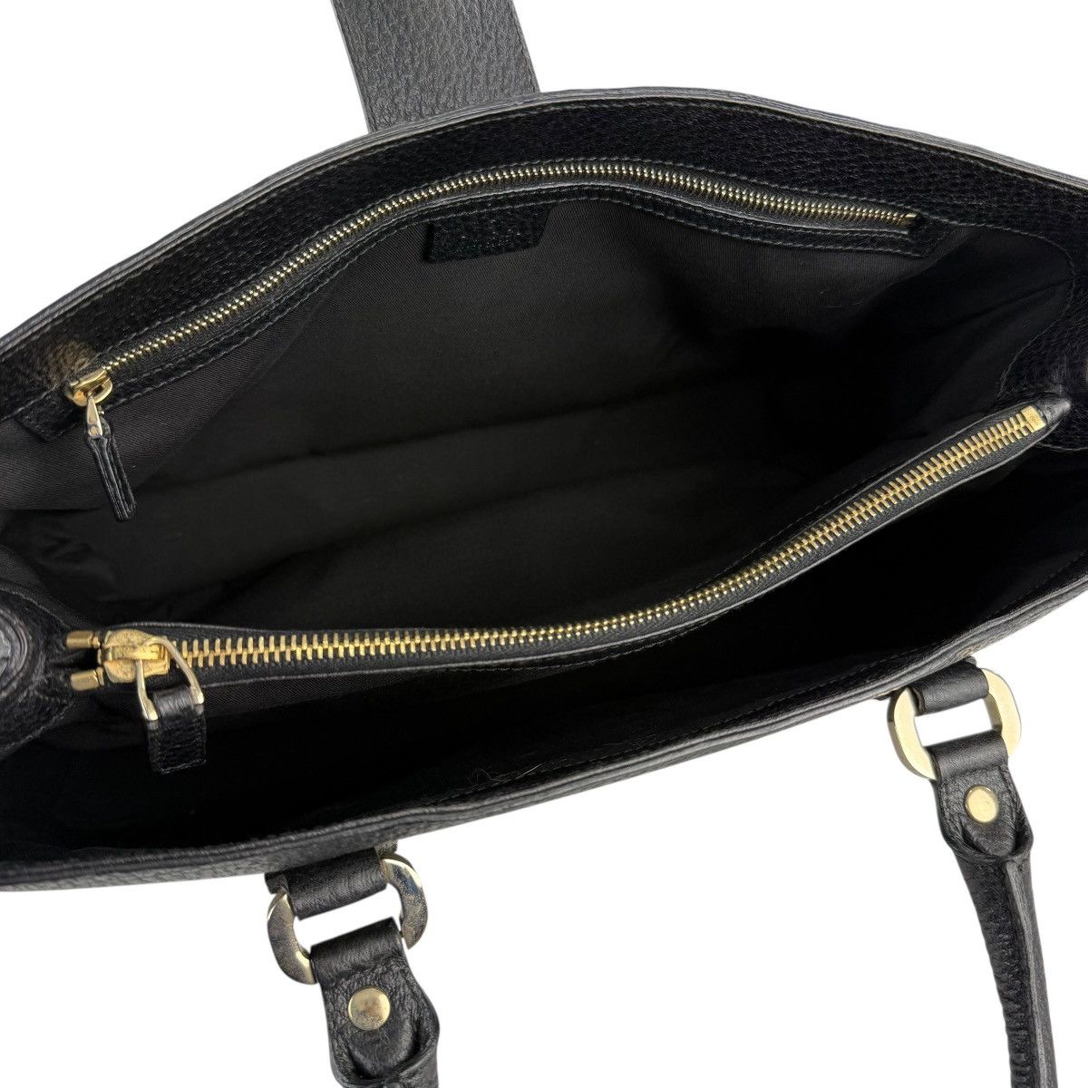 Gucci Gucci Leather Junco Tote Bag Size ONE SIZE - 6 Thumbnail