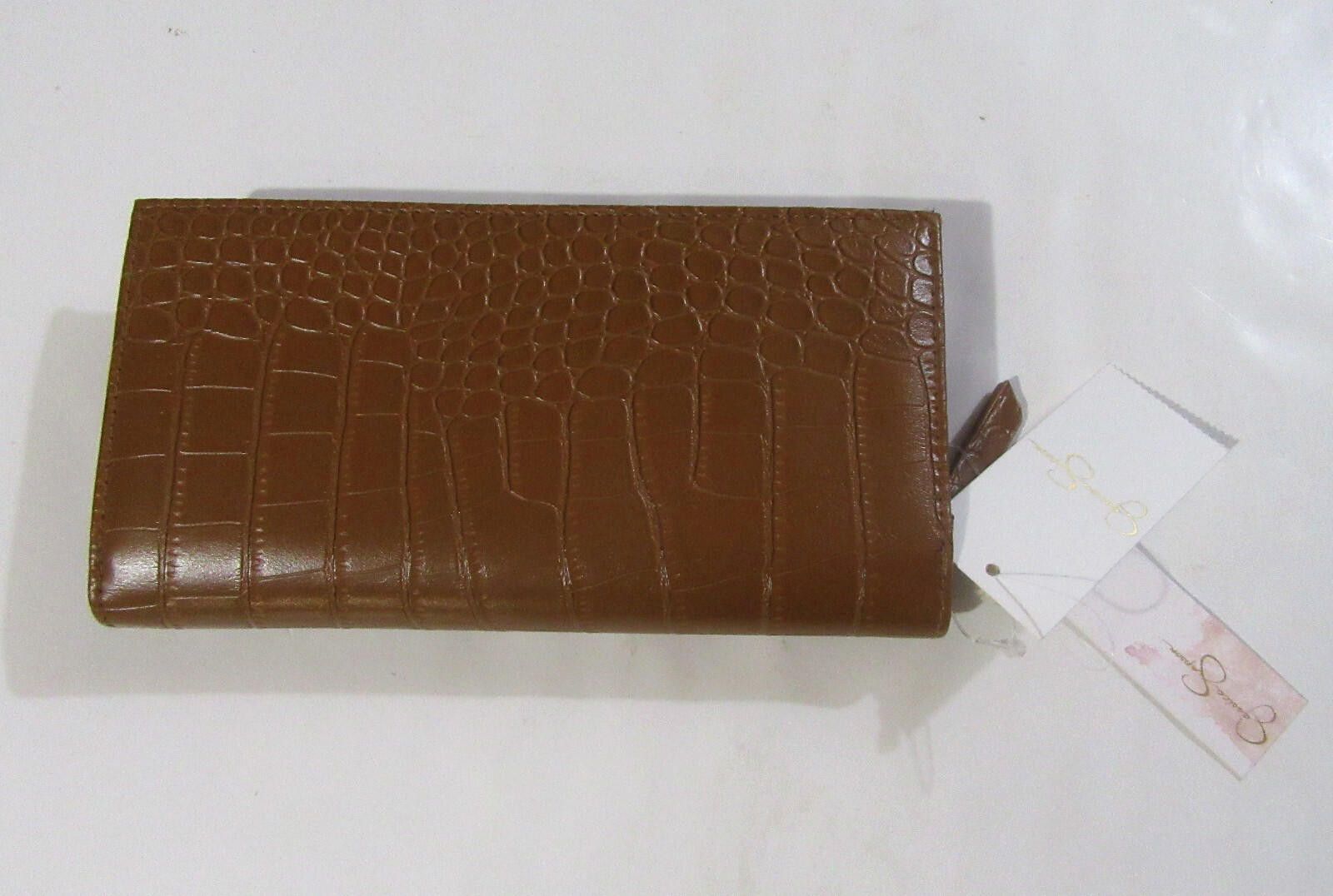 Other Jessica Simpson Frankie Wallet Cognac Croco Size ONE SIZE - 2 Thumbnail
