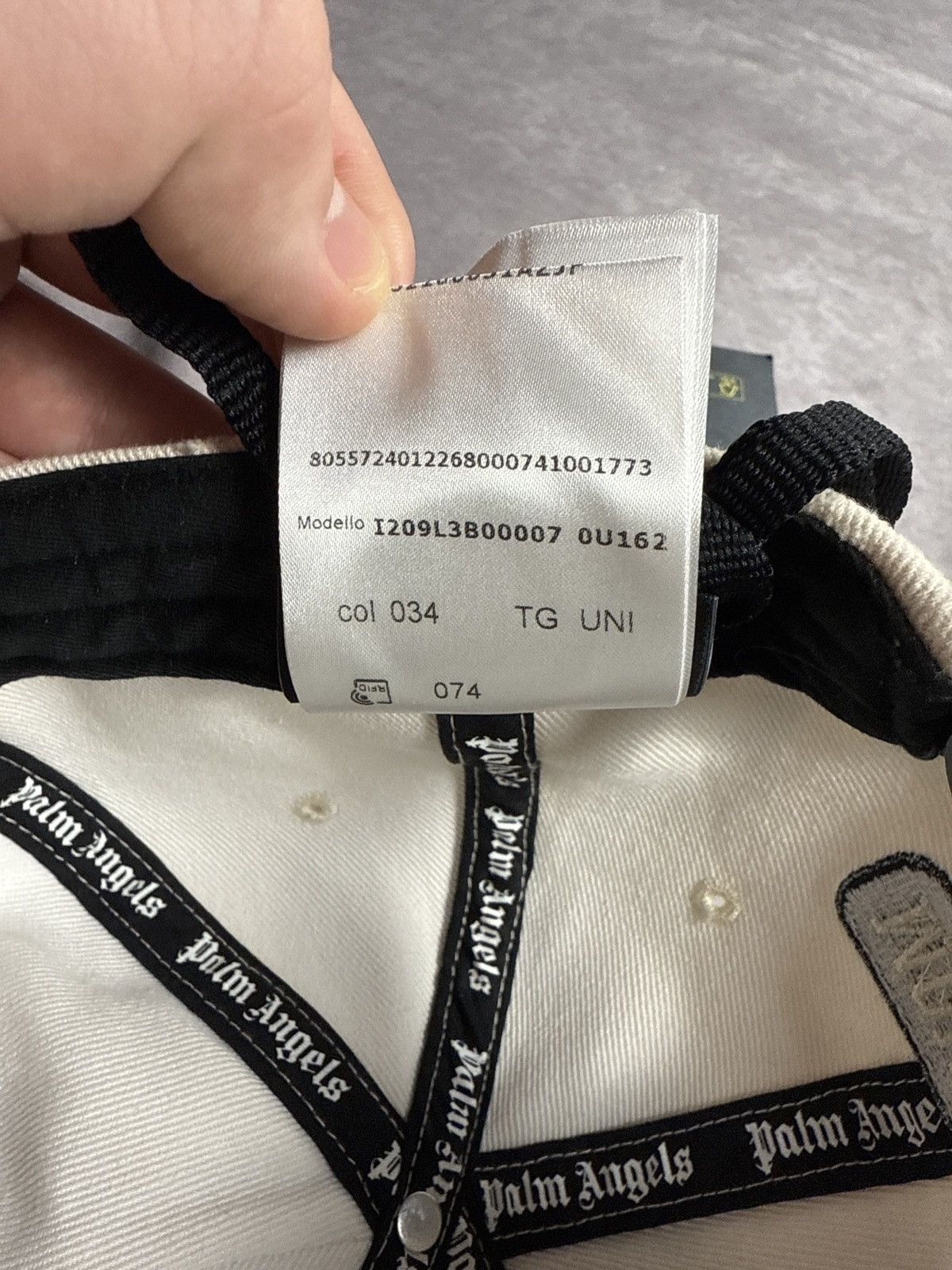 Moncler × Palm Angels Moncler x Palm Angels distressed cap Size ONE SIZE - 9 Thumbnail